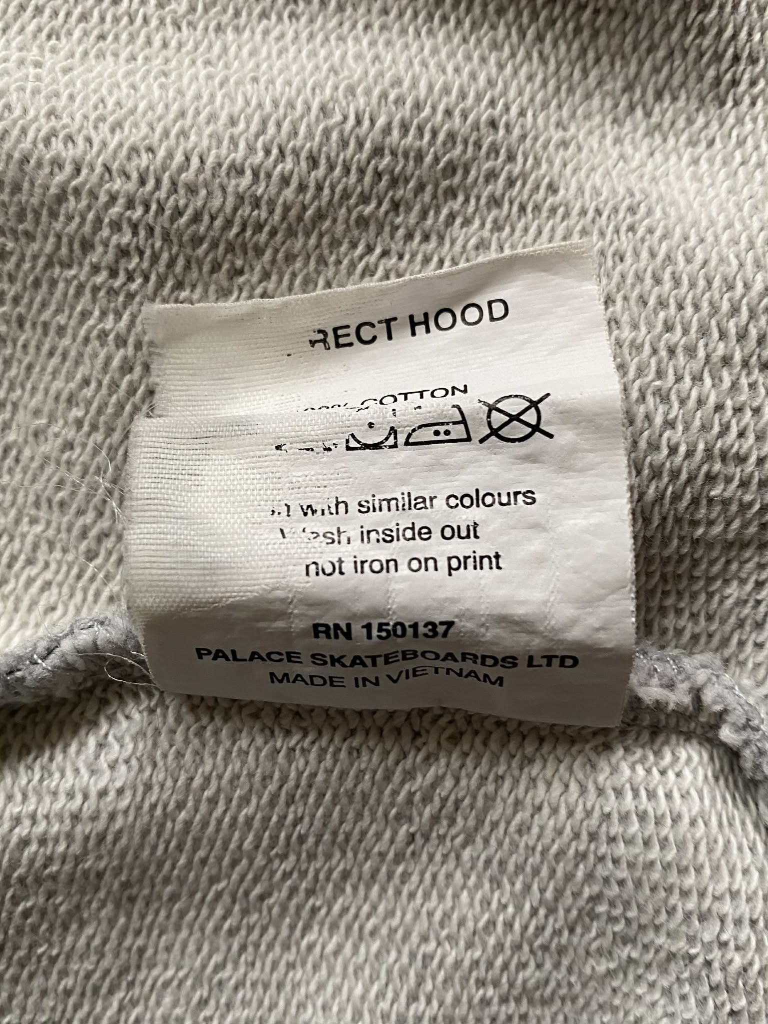 Palace Palace Skateboards Grey Correct Hoodie FW17 Size US S / EU 44-46 / 1 - 6 Thumbnail