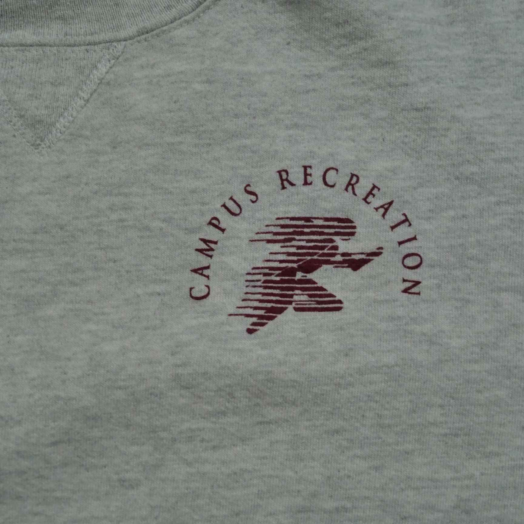 Russell Athletic VINTAGE Russell Athletic Sweatshirt Adult Large Grey Campus Recreations 90s Mens Size US L / EU 52-54 / 3 - 3 Thumbnail