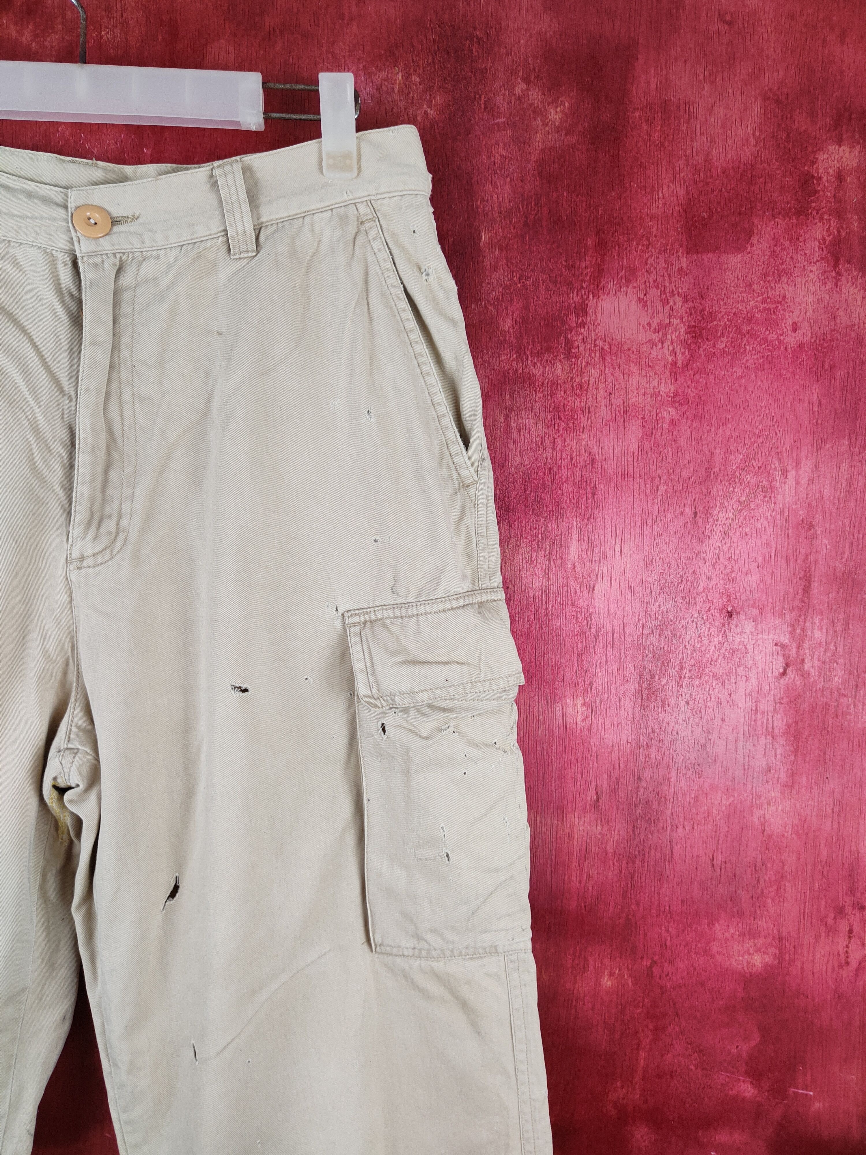 Converse Converse Beige Multipocket Tactical Cargo Pants #S2137 Size US 32 / EU 48 - 7 Thumbnail