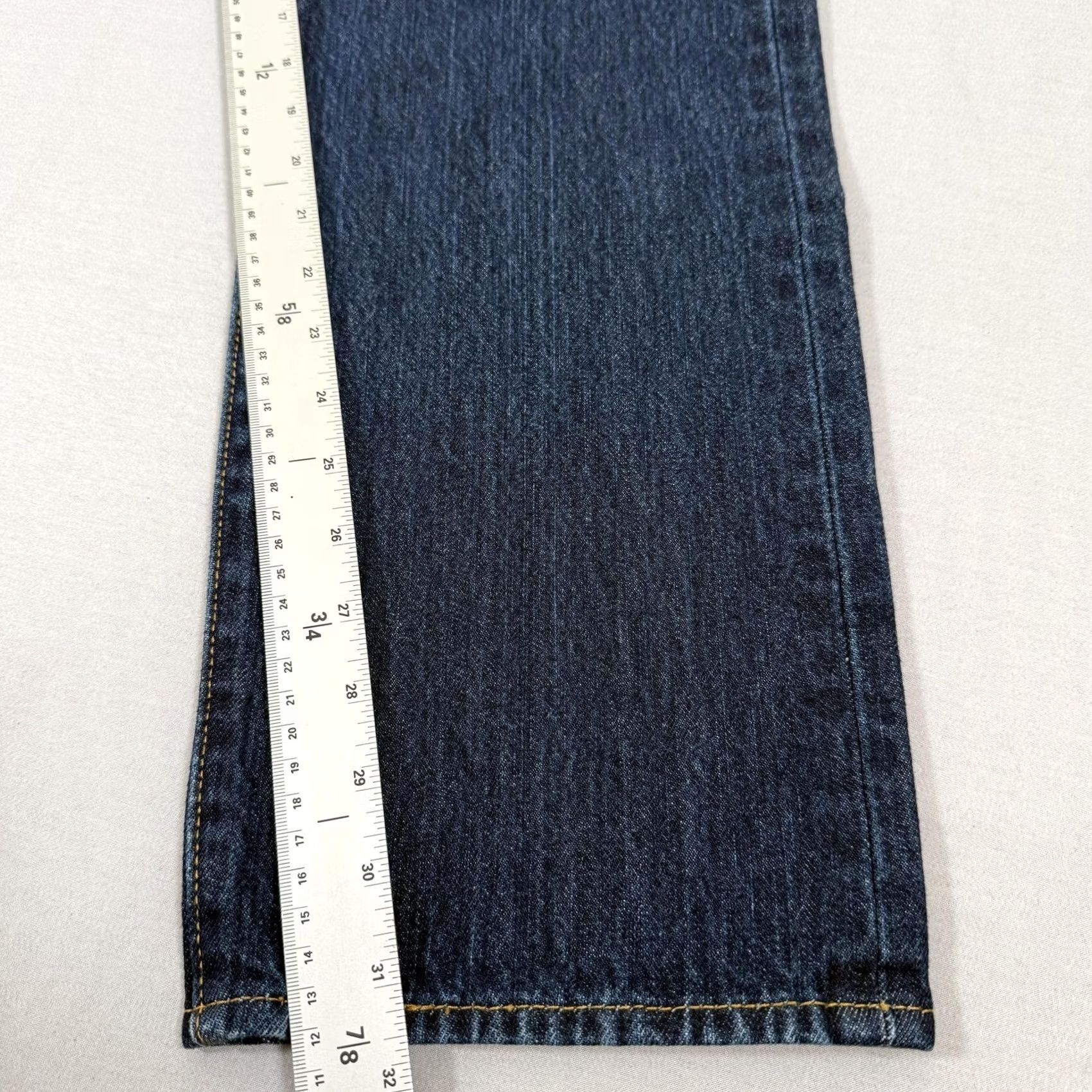 Levi's Levi's Jeans Mens 33x32 Blue 501 Straight Fit Denim Pants Cowboy Work Size US 33 - 5 Thumbnail