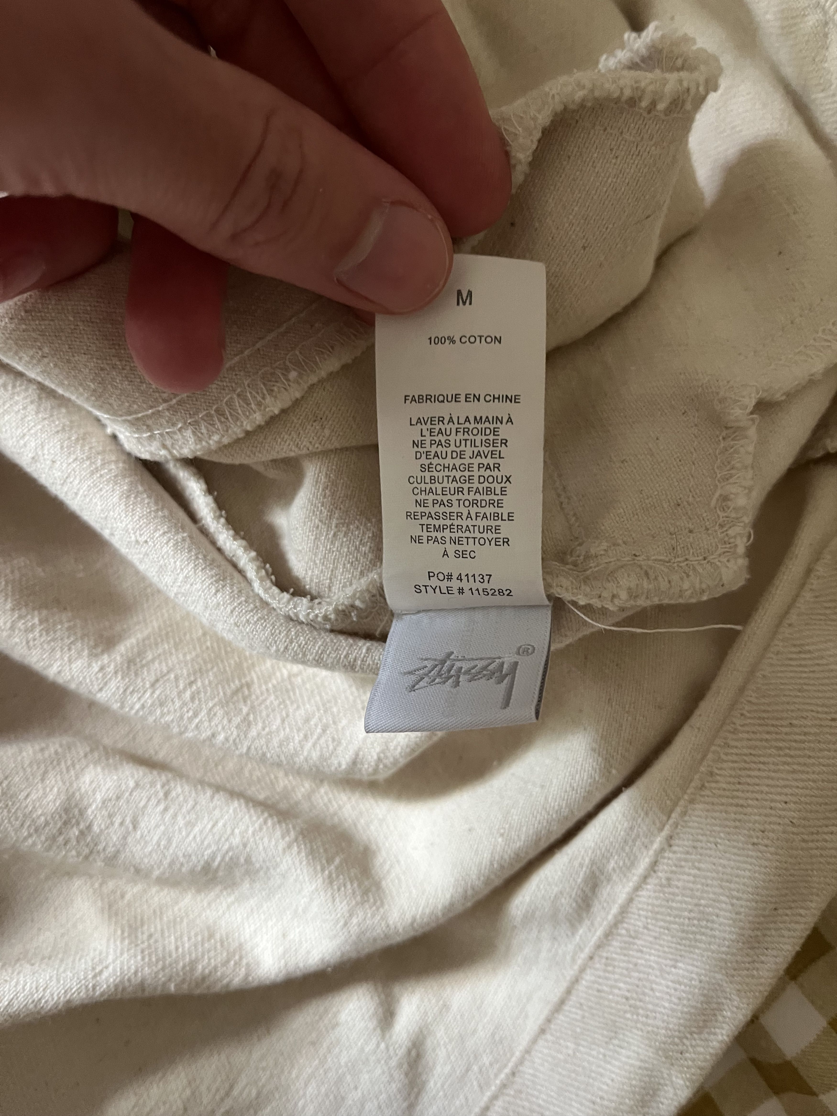 Stussy Stüssy Denim Popover Jacket (Natural) Size US M / EU 48-50 / 2 - 9 Thumbnail