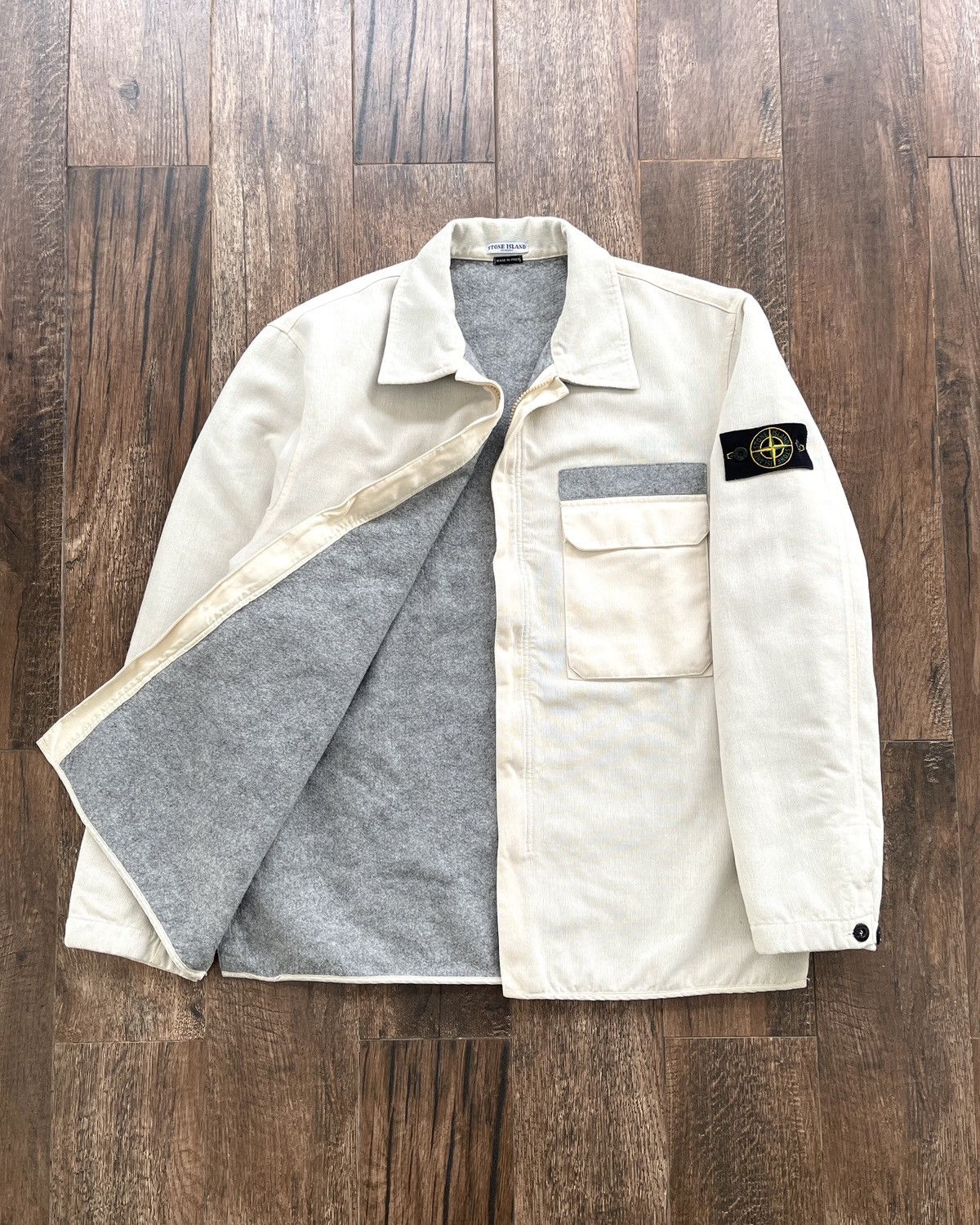 VINTAGE STONE ISLAND AW2003 OVERSHIRT WOOL