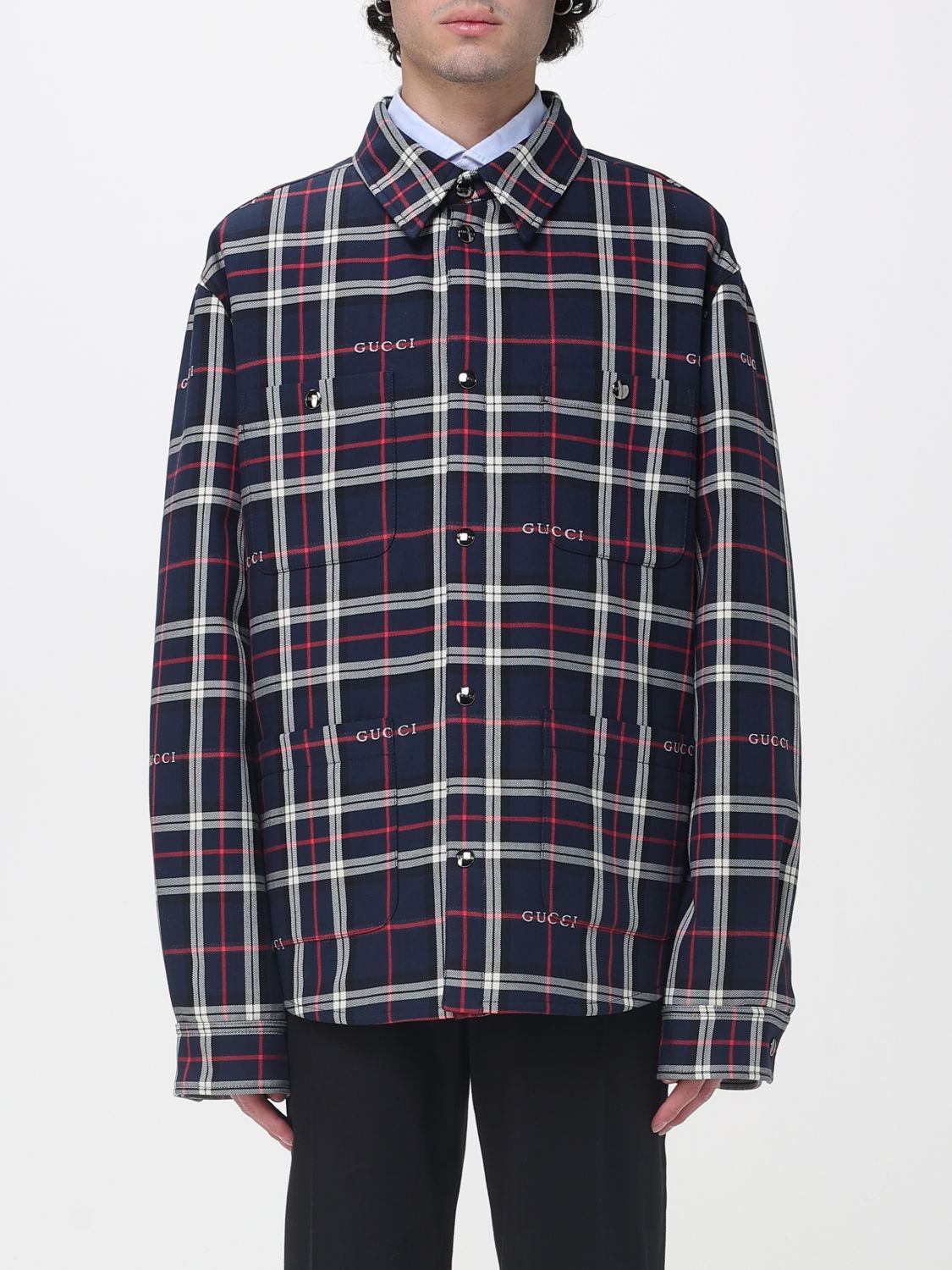 Gucci Jacket Men Blue