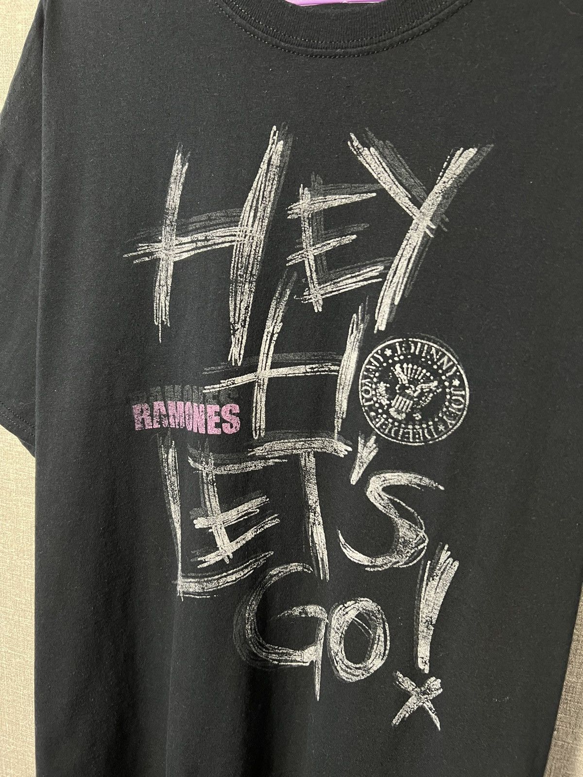Band Tees Vintage Y2k Ramones Band Rock Tee “Hey Ho Lets Go” T-Shirt Size US XL / EU 56 / 4 - 3 Thumbnail