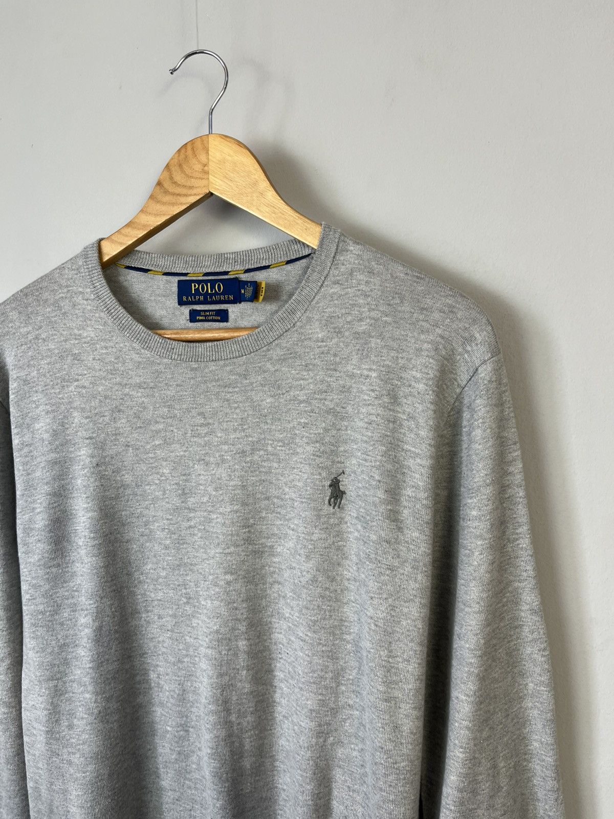 Polo Ralph Lauren × Ralph Lauren Polo Ralph Lauren Classic Pima Cotton Sweater Jumper Size US M / EU 48-50 / 2 - 3 Thumbnail