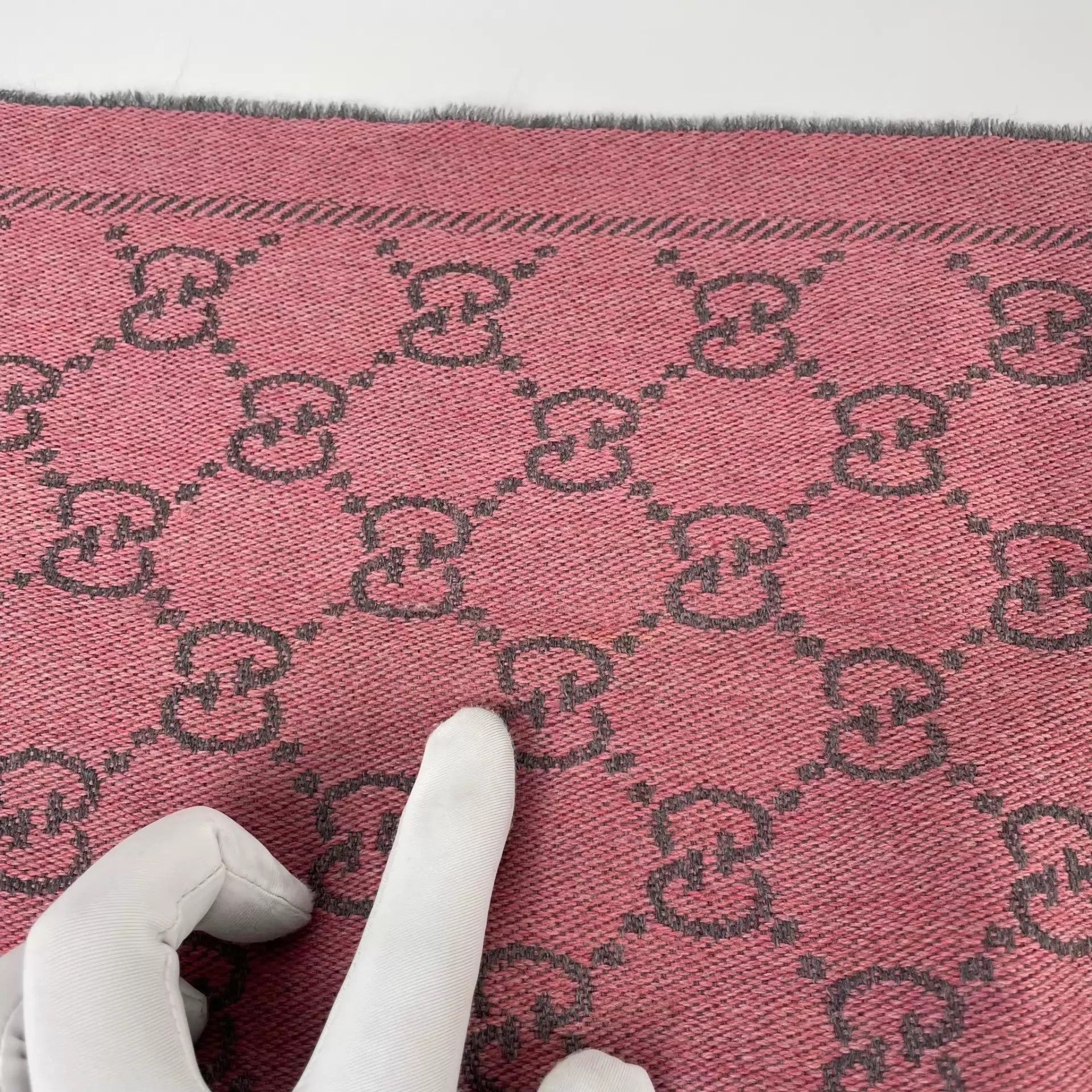 Gucci Gucci All-Over Print Wool Scarf Size ONE SIZE - 9 Thumbnail