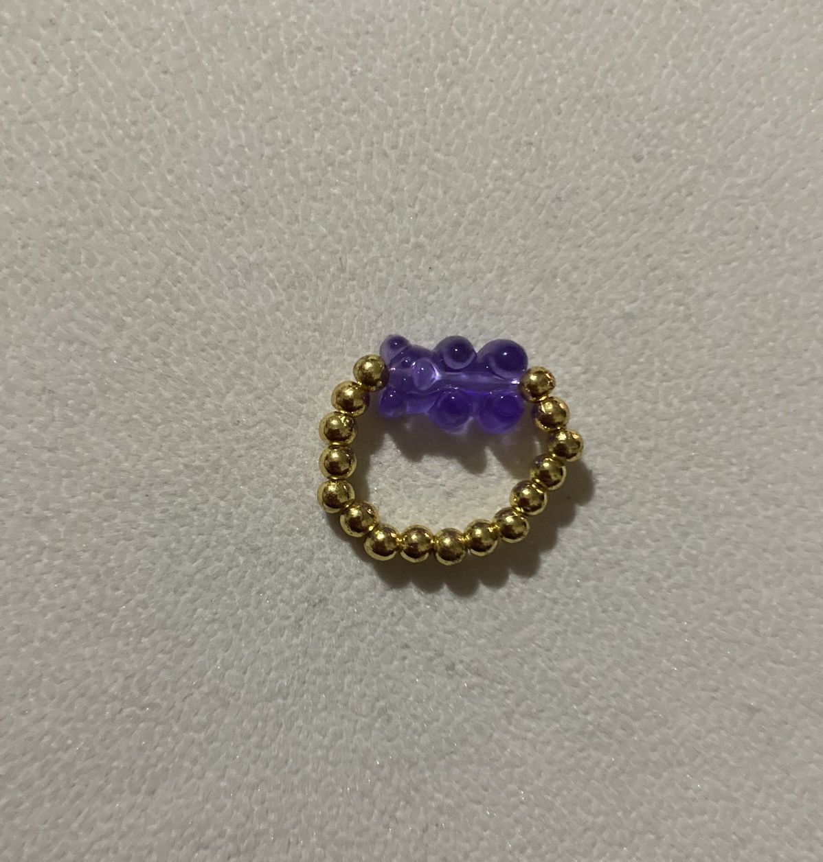 Other Purple gummie bear ring Size ONE SIZE - 1 Preview