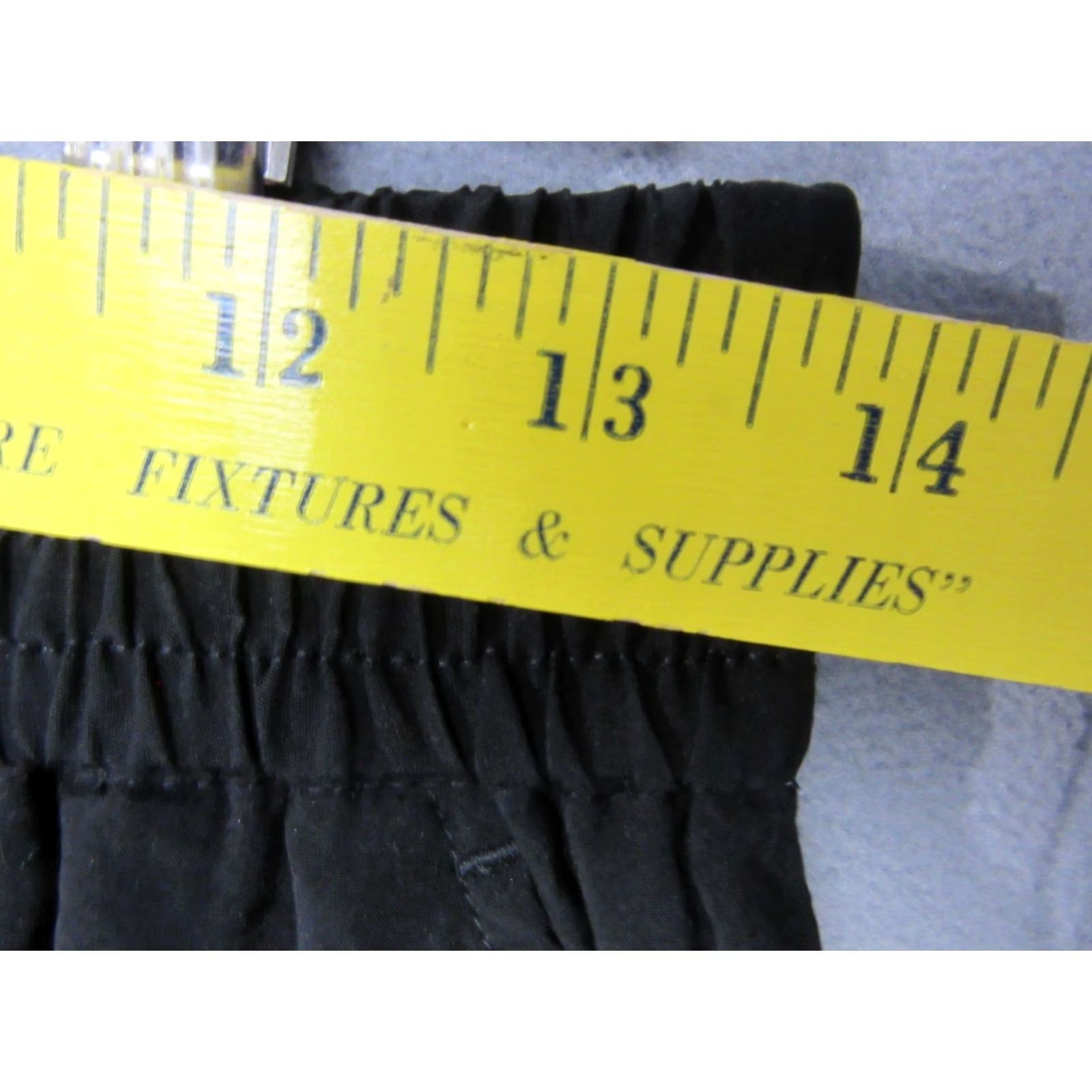 Madewell Madewell Pants Women SP Small Petite Black Crinkled Crepe Straight-Leg Crop Size 28" / US 6 / IT 42 - 6 Thumbnail