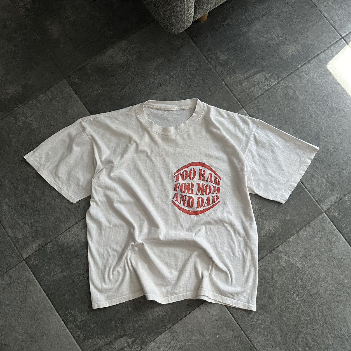 Vintage Vintage Japanese Style Too Rad For Mom and Dad Joke Y2K Size US L / EU 52-54 / 3 - 7 Thumbnail