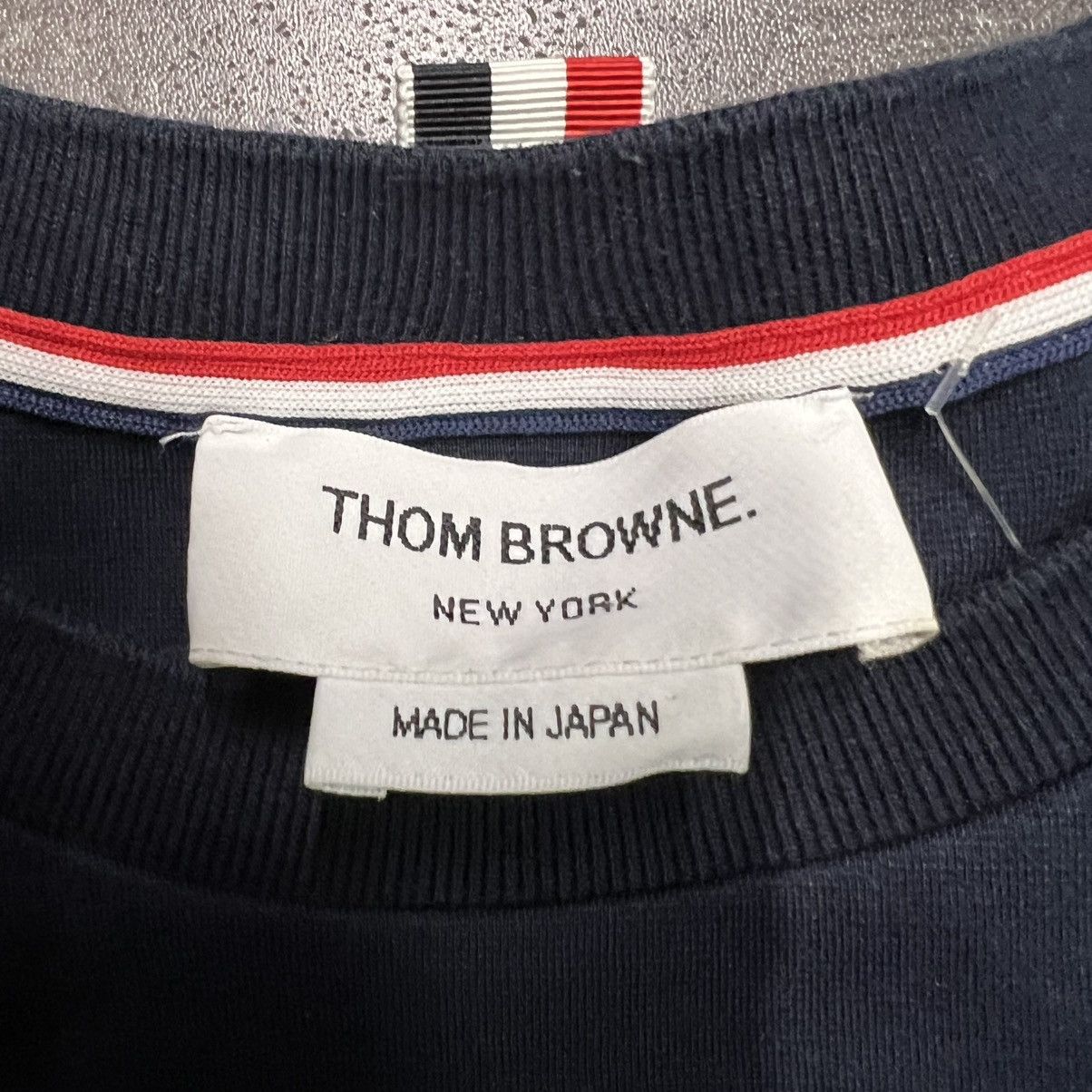 Thom Browne Thom Browne Oversized Pocket T-Shirt Navy Size US M / EU 48-50 / 2 - 3 Thumbnail