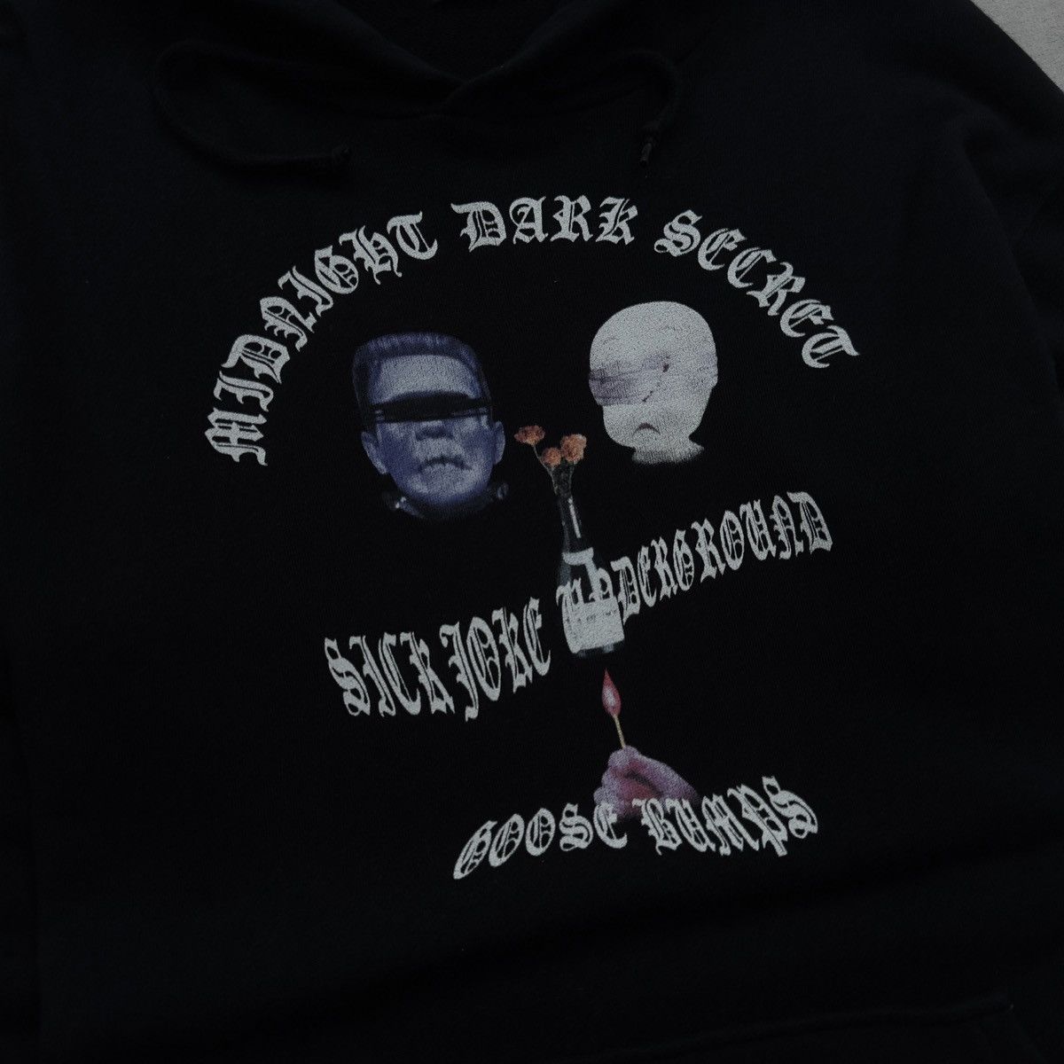 Japanese Brand UNDERGROUND STREETWEAR DARK ART HOODIE Size US M / EU 48-50 / 2 - 2 Thumbnail