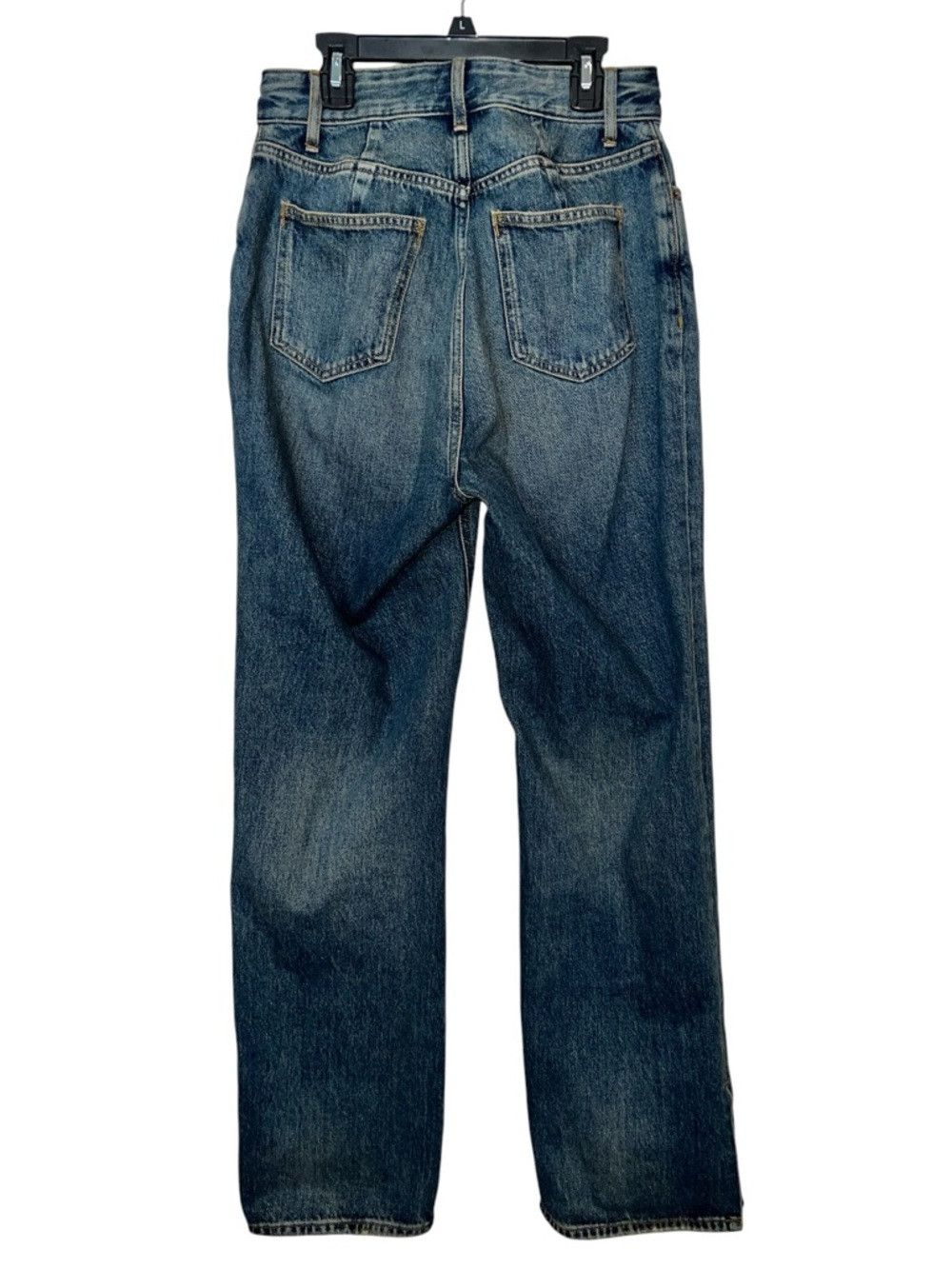 Good American Good American Khloé High Waist Patchwork Straight Leg Jeans Size 27" / US 4 / IT 40 - 4 Thumbnail