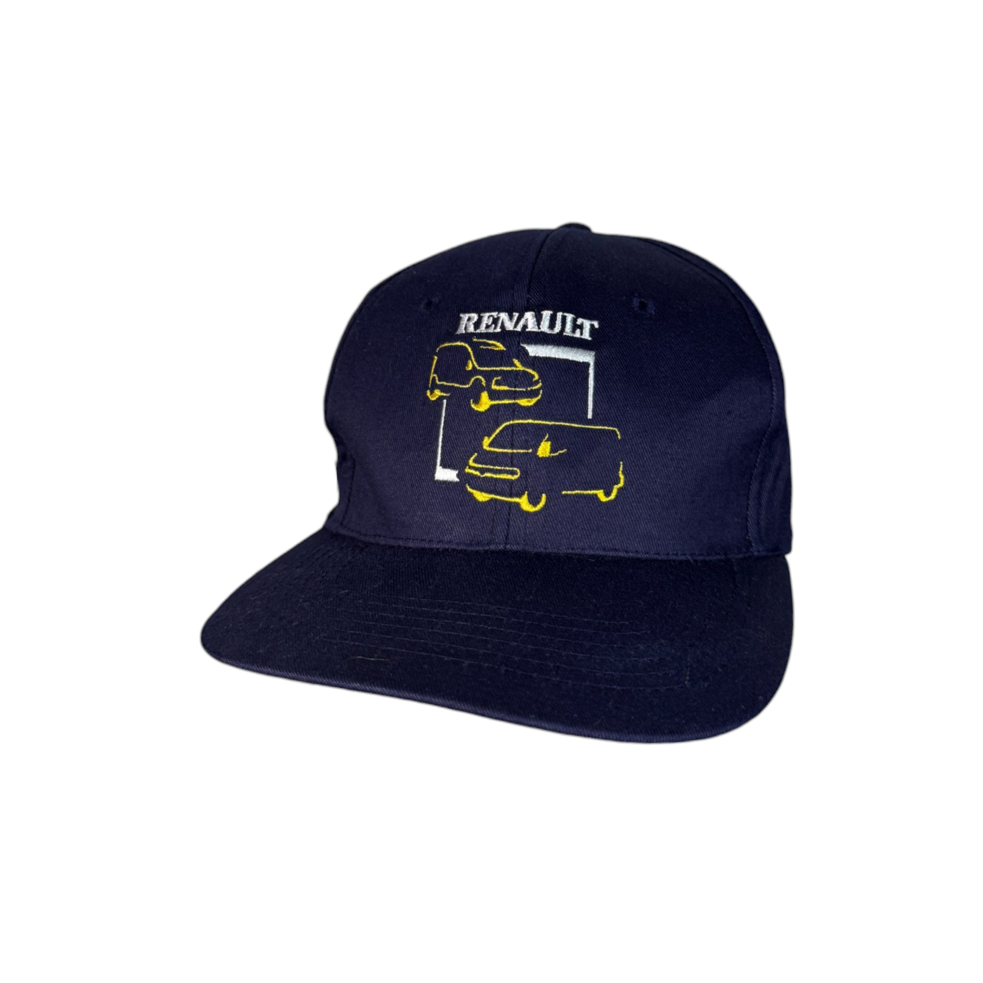 Vintage Vintage Renault Cap Retro Automobie Cars Racing Blue Hat Size ONE SIZE - 1 Thumbnail