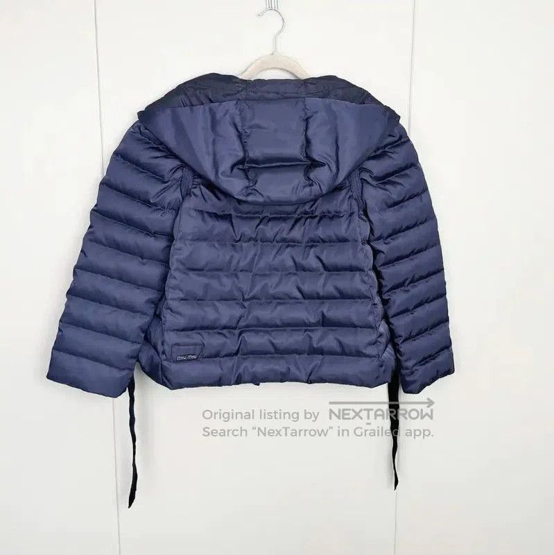 Miu Miu Miu Miu Blue Cotton Women's Puffer Jacket . Size M / US 6-8 / IT 42-44 - 2 Thumbnail