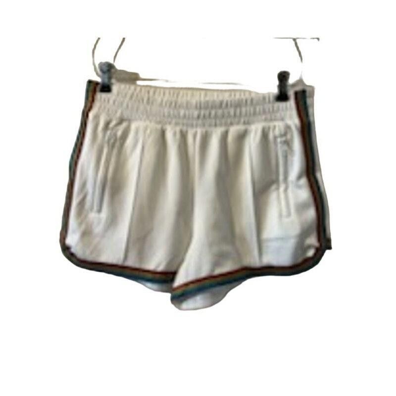 American Apparel American Apparel White Rainbow Trim Shorts Size Large Size 36" / US 14 / IT 50 - 1 Thumbnail