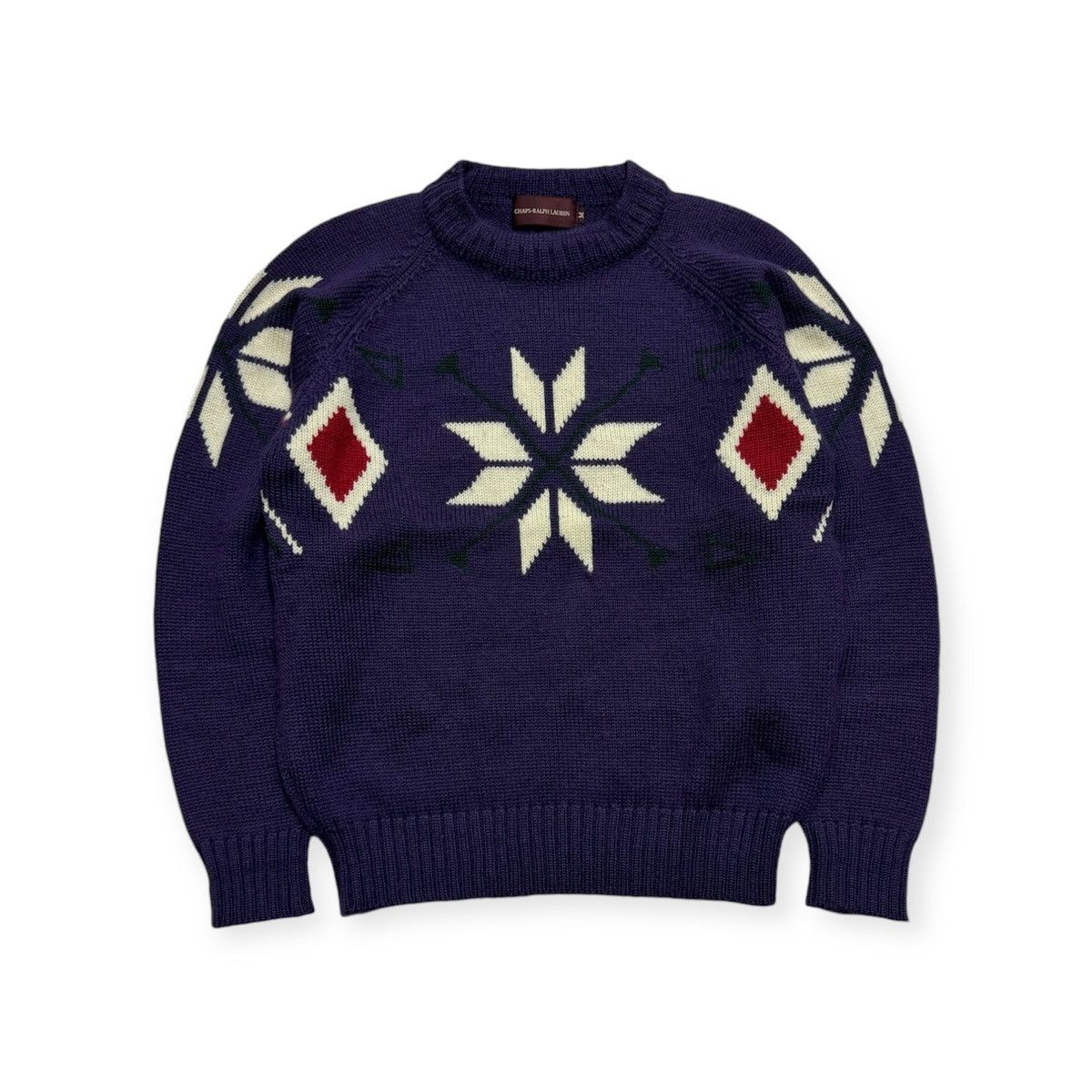 Ralph Lauren Vintage Cambridge Knit Sweater Size US M / EU 48-50 / 2 - 1 Thumbnail