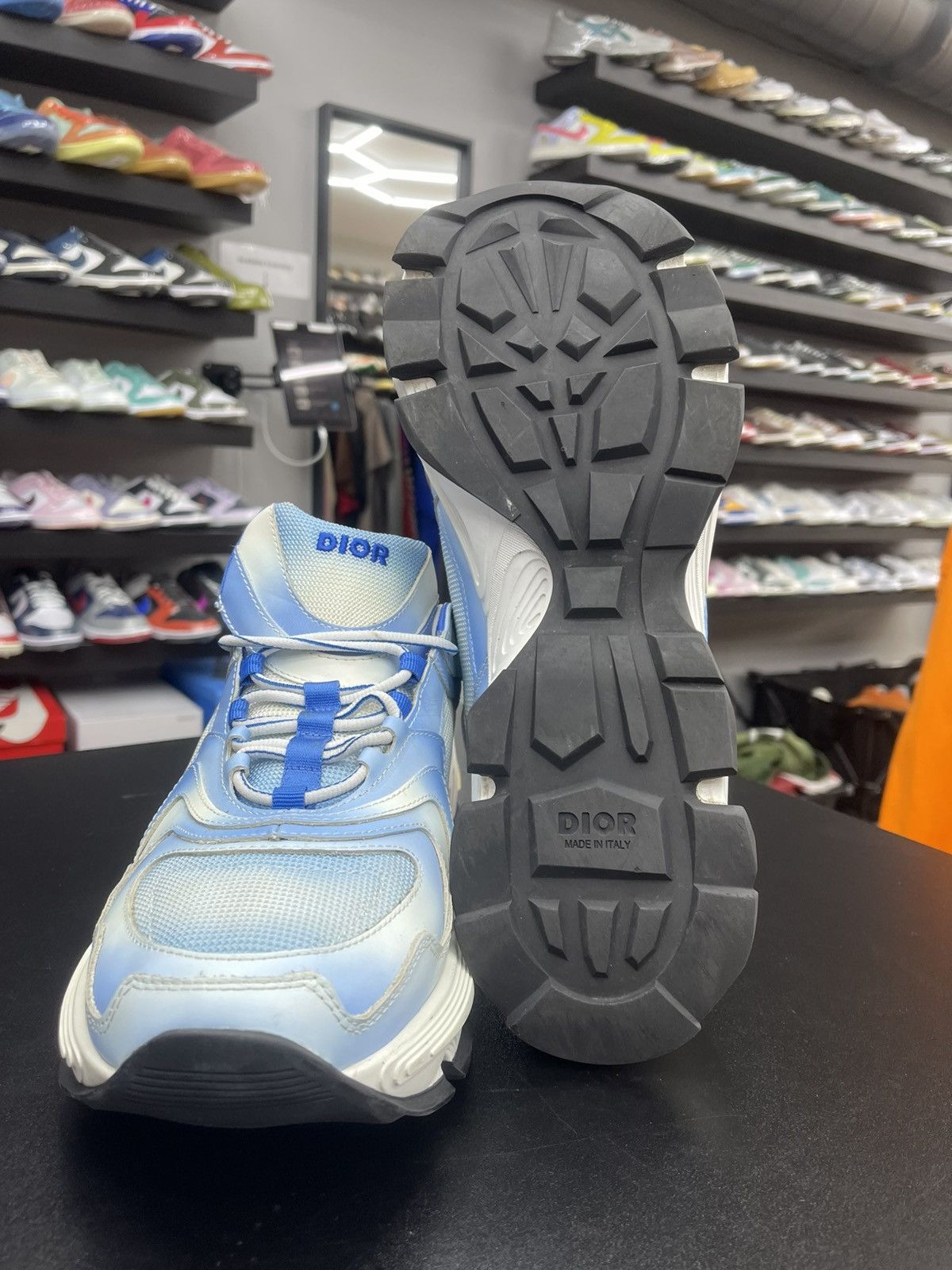 Dior Size 15US/48EU - Dior CD1 Sky Blue Retail 1,100 Size US 15 / EU 48 - 8 Thumbnail