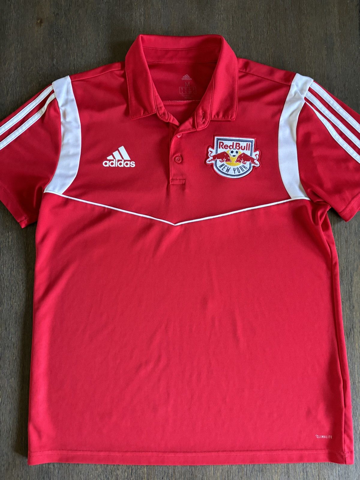 Adidas New York Red Bulls Adidas Polo Shirt Size US M / EU 48-50 / 2 - 1 Thumbnail