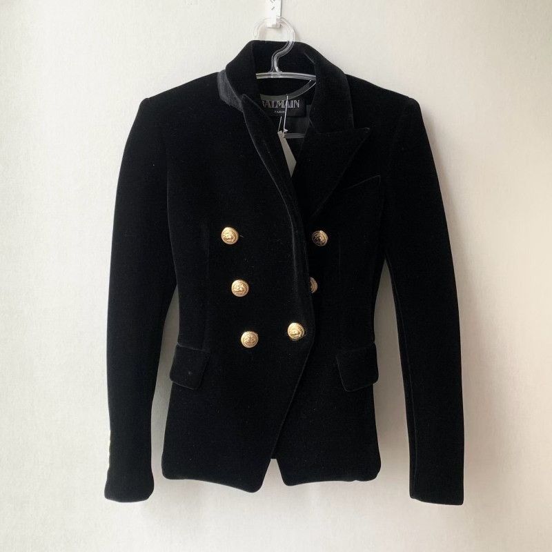 Balmain Balmain Size 34 Women's Coat Size XXS / US 00 / IT 34 - 1 Thumbnail