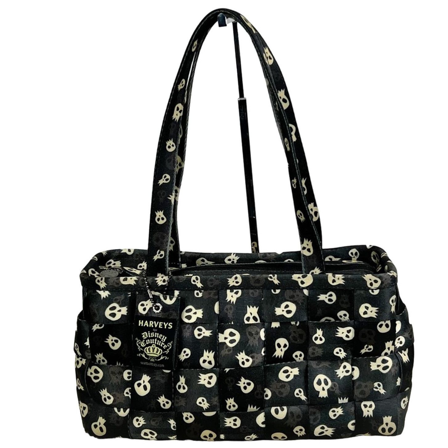 image of Disney Harveys Seatbelt Bag Nightmare Before Christmas Skulls in Black, Women's