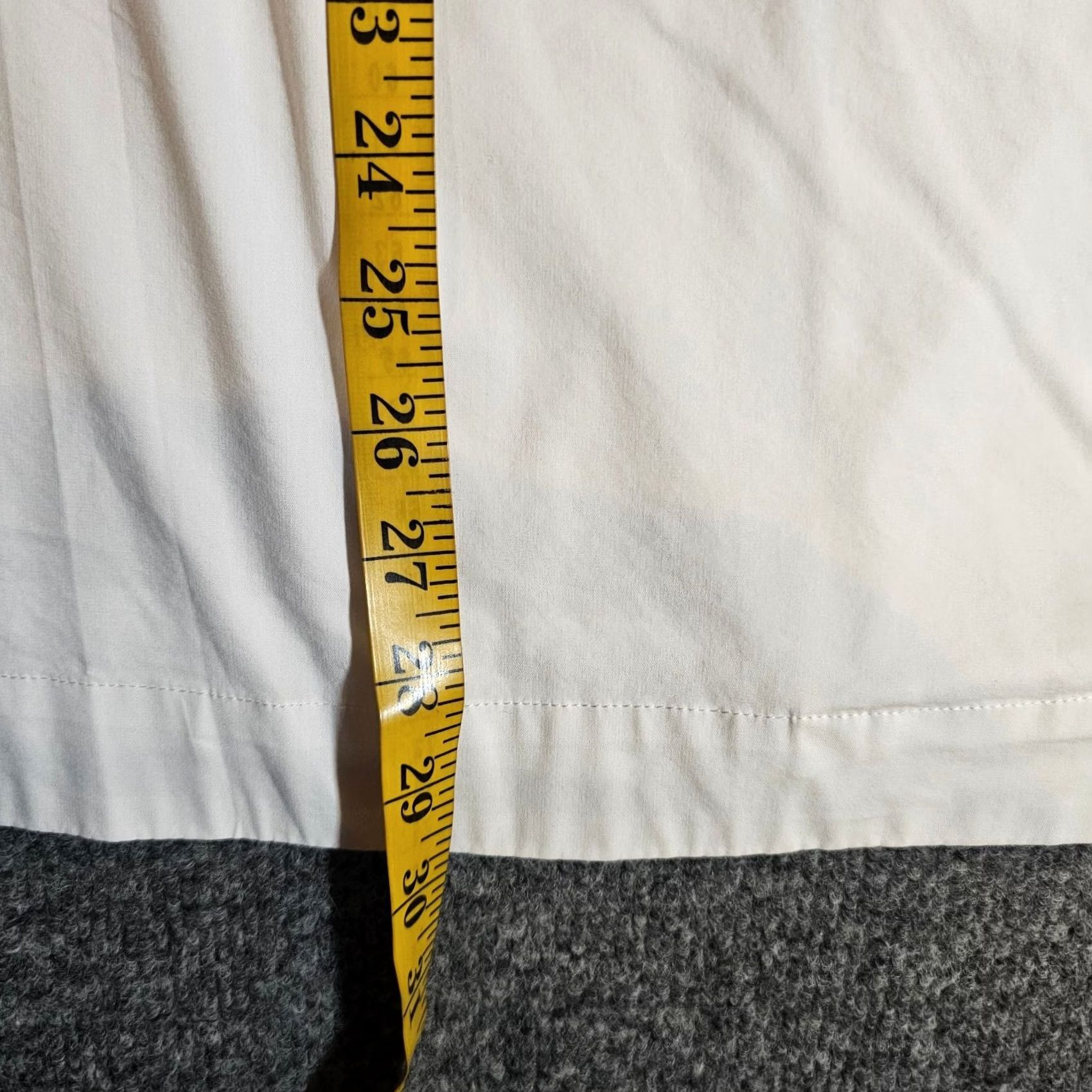 J. Jill J. Jill Top Tunic Shirt Women S Long Sleeve Snap Button Stretch Coastal Beach Basic White Size S / US 4 / IT 40 - 7 Thumbnail