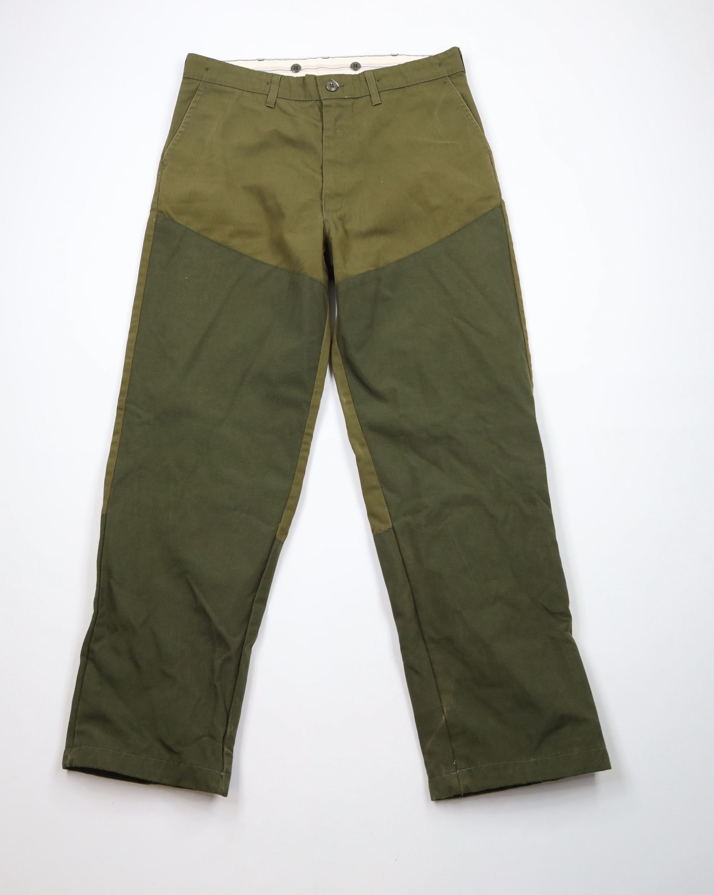 Cabelas × Vintage Vintage 90s Cabelas Reinforced Field Brush Pants Green USA Size US 36 / EU 52 - 1 Thumbnail