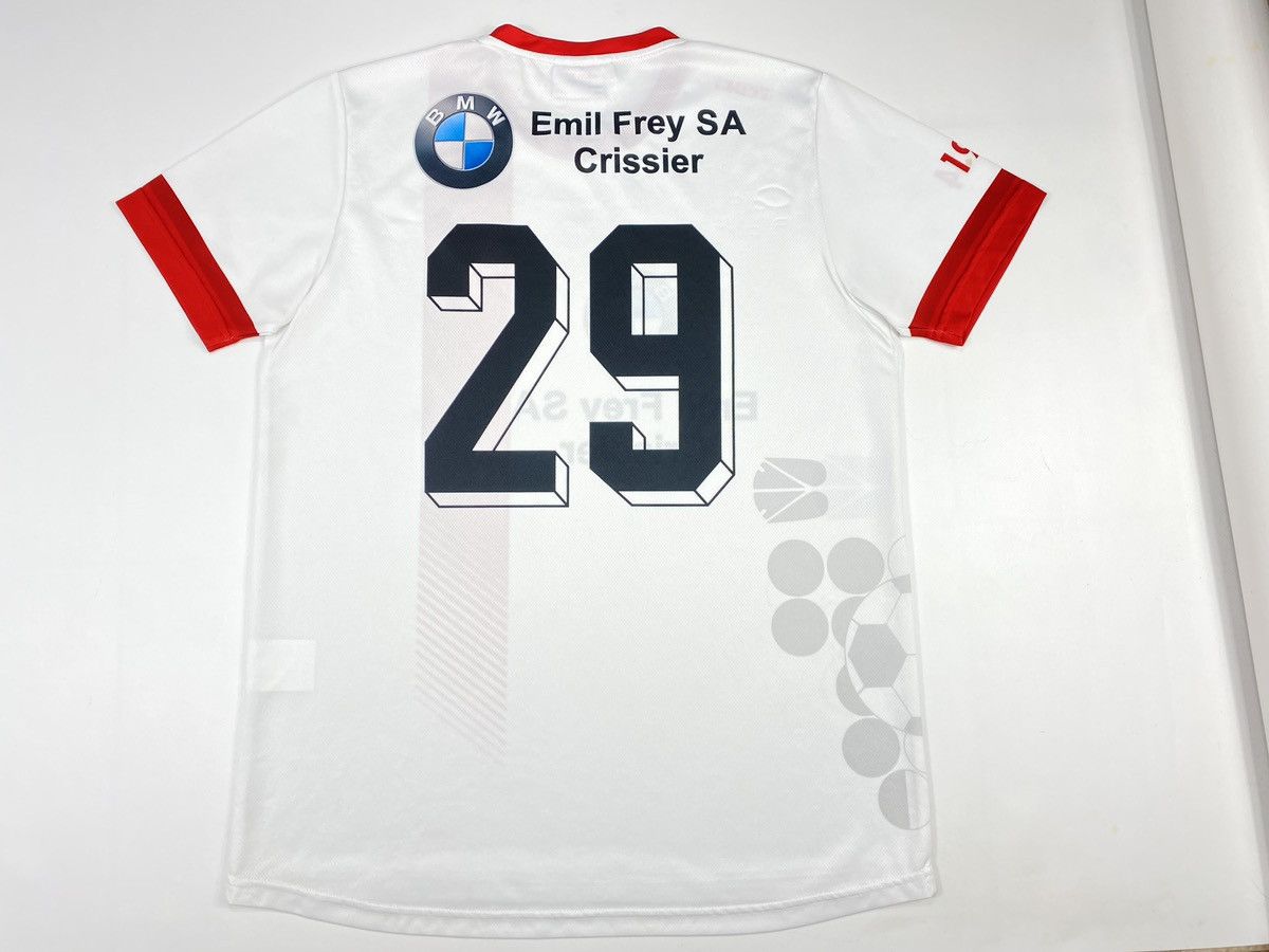 BMW 2022 David Marazzi 29 FC Pully Football Matchworn T-shirt Size US L / EU 52-54 / 3 - 15 Thumbnail