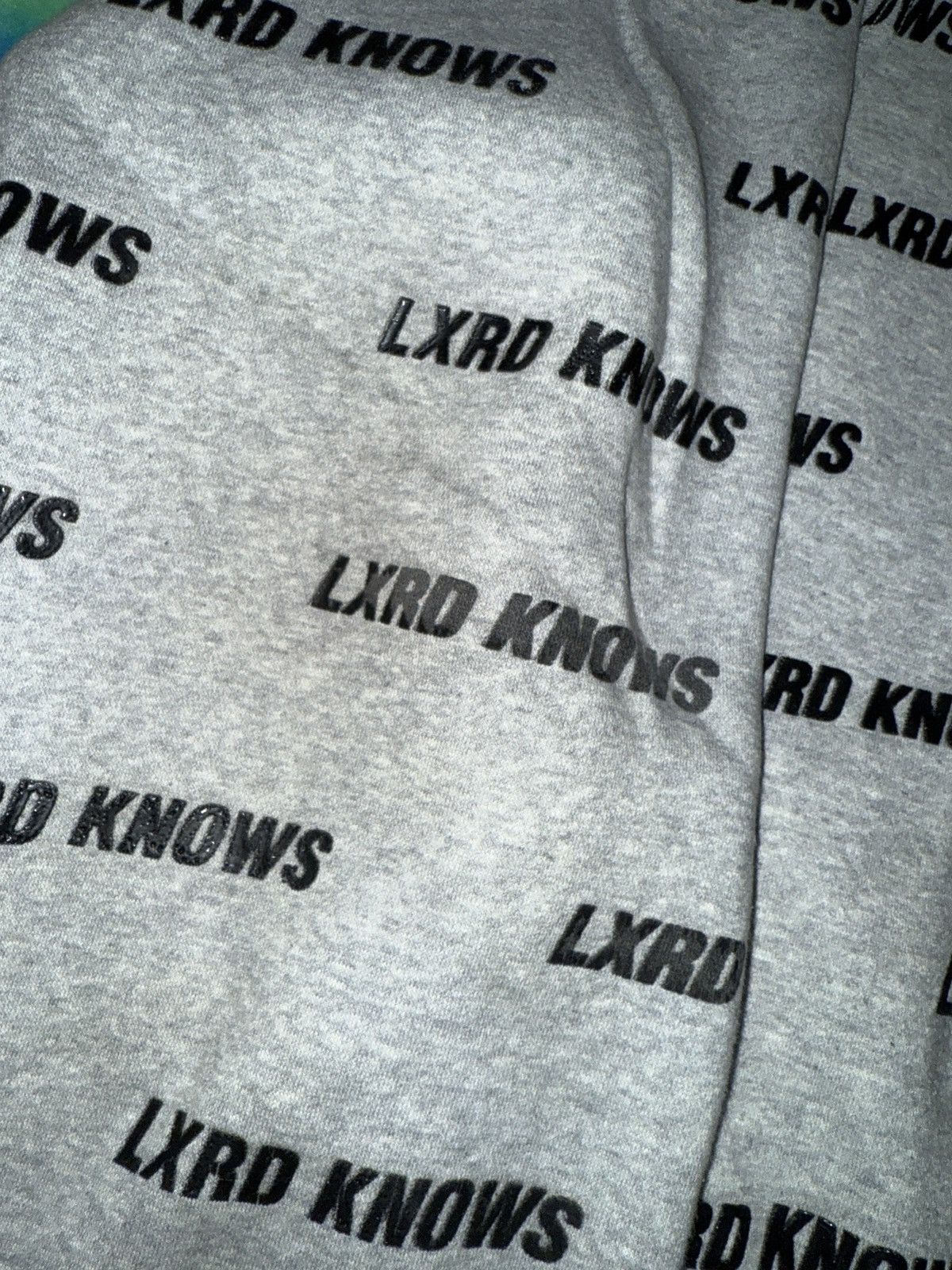 Lxrdknows Lxrd Knows All Over Print Hooded Sweatshirt Grey Size US XXL / EU 58 / 5 - 5 Thumbnail
