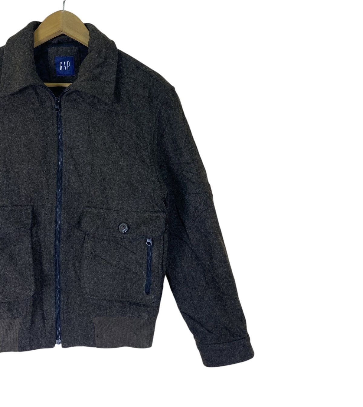 Gap × Harris Tweed Gap Wool Outshell Bomber Jacket Size US M / EU 48-50 / 2 - 1 Thumbnail