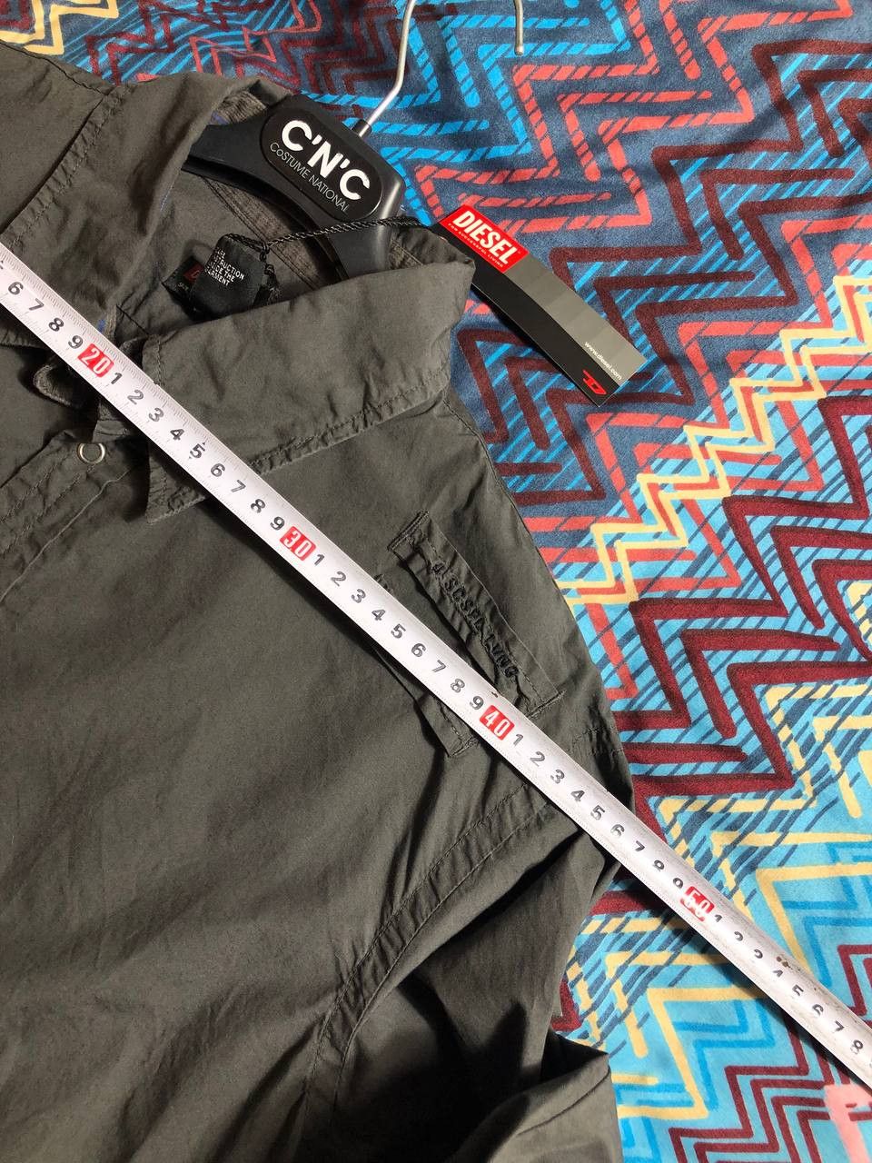 Diesel × Japanese Brand Diesel Retro Y2k Denim Short Sleeve Shirt Hip Hop Size US M / EU 48-50 / 2 - 17 Thumbnail