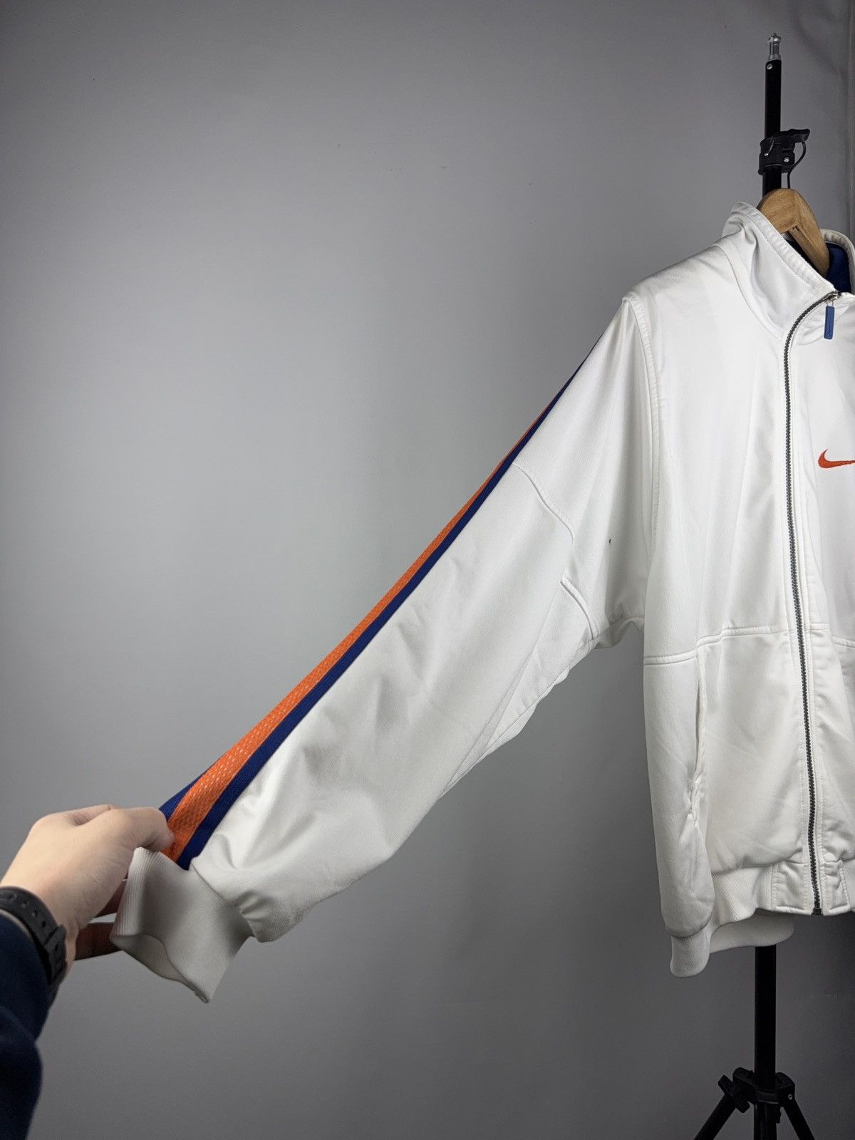 Nike × Vintage Vintage 90’s NIKE BIG LOGO TRACK JACKET Y2K Size US M / EU 48-50 / 2 - 5 Thumbnail