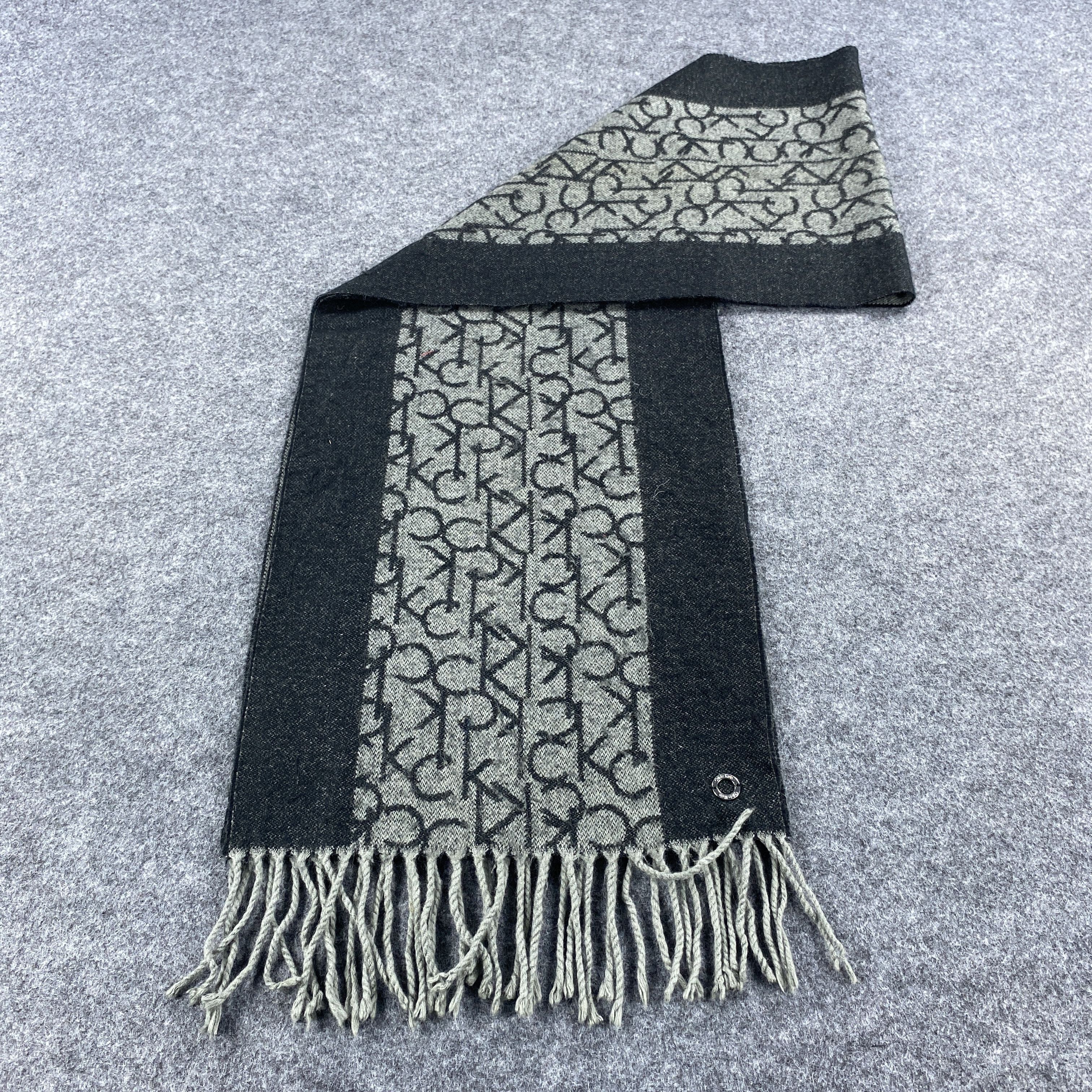 Calvin Klein × Vintage Calvin Klein Scarf # Muffler # Neckwear # z # D518 Size ONE SIZE - 6 Thumbnail