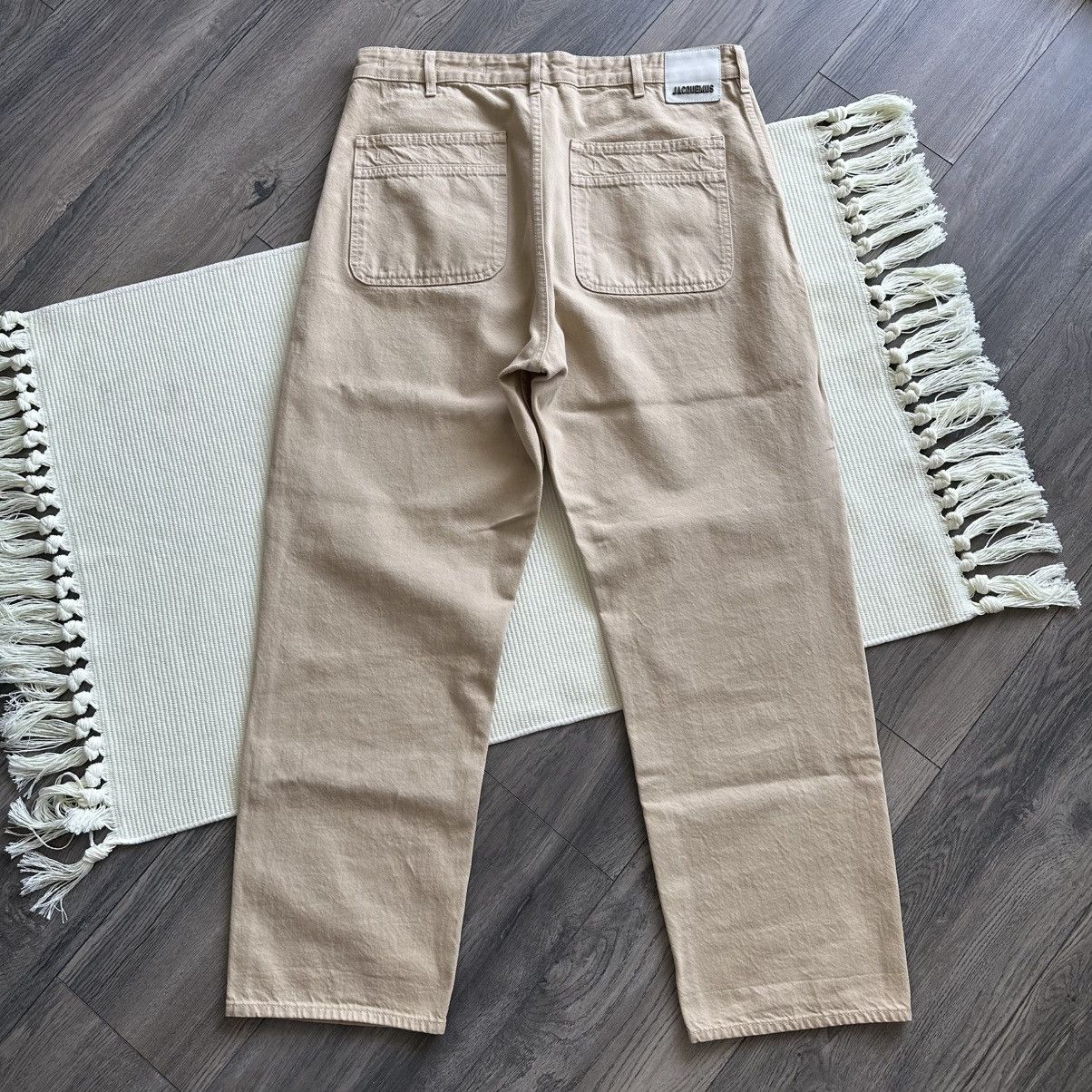 Jacquemus JACQUEMUS Beige Loose Fit Denim Pants Size US 34 / EU 50 - 7 Thumbnail