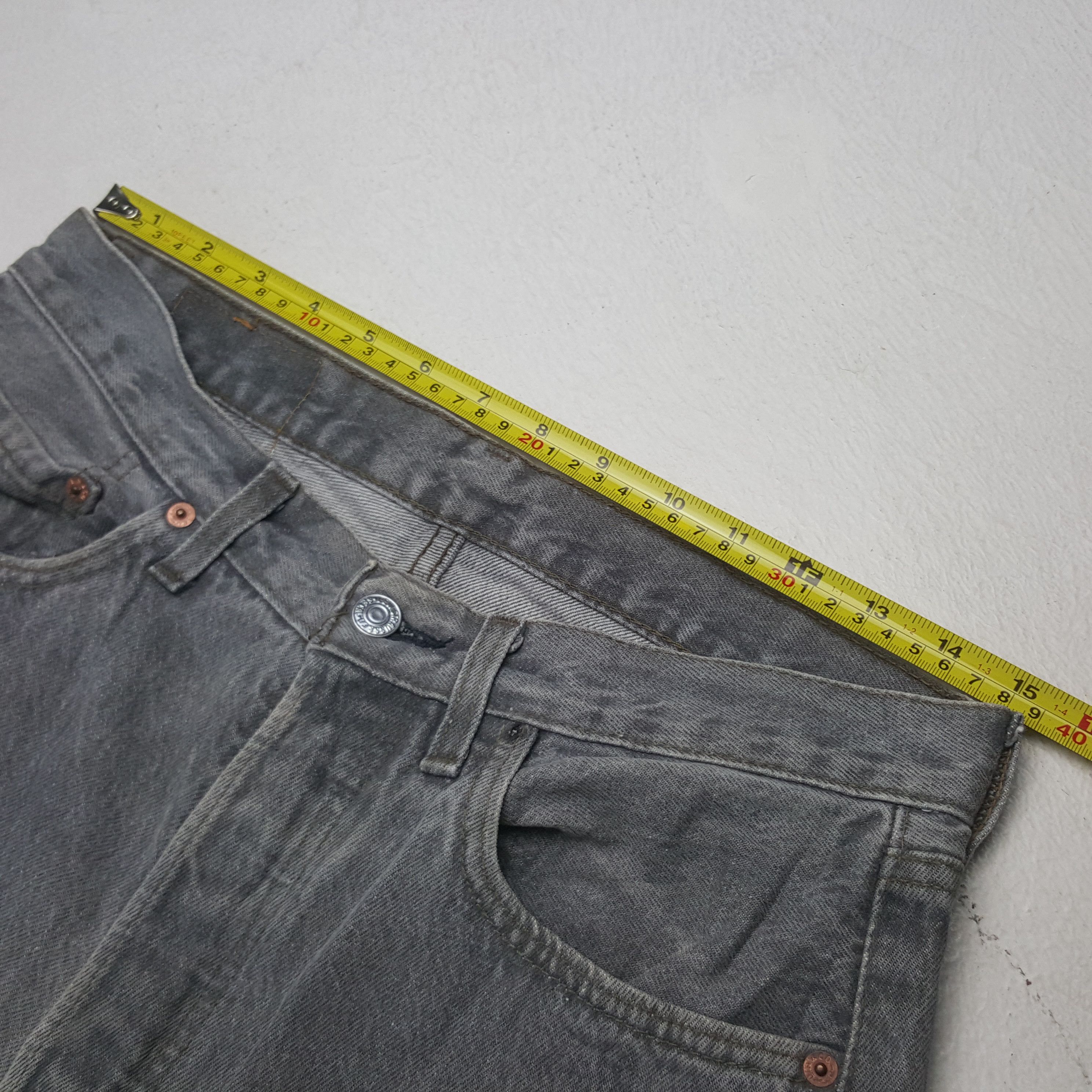 Levi's Vintage 90's Levi's 501 Regular Style Denim Jeans RR10 Size US 30 / EU 46 - 7 Thumbnail