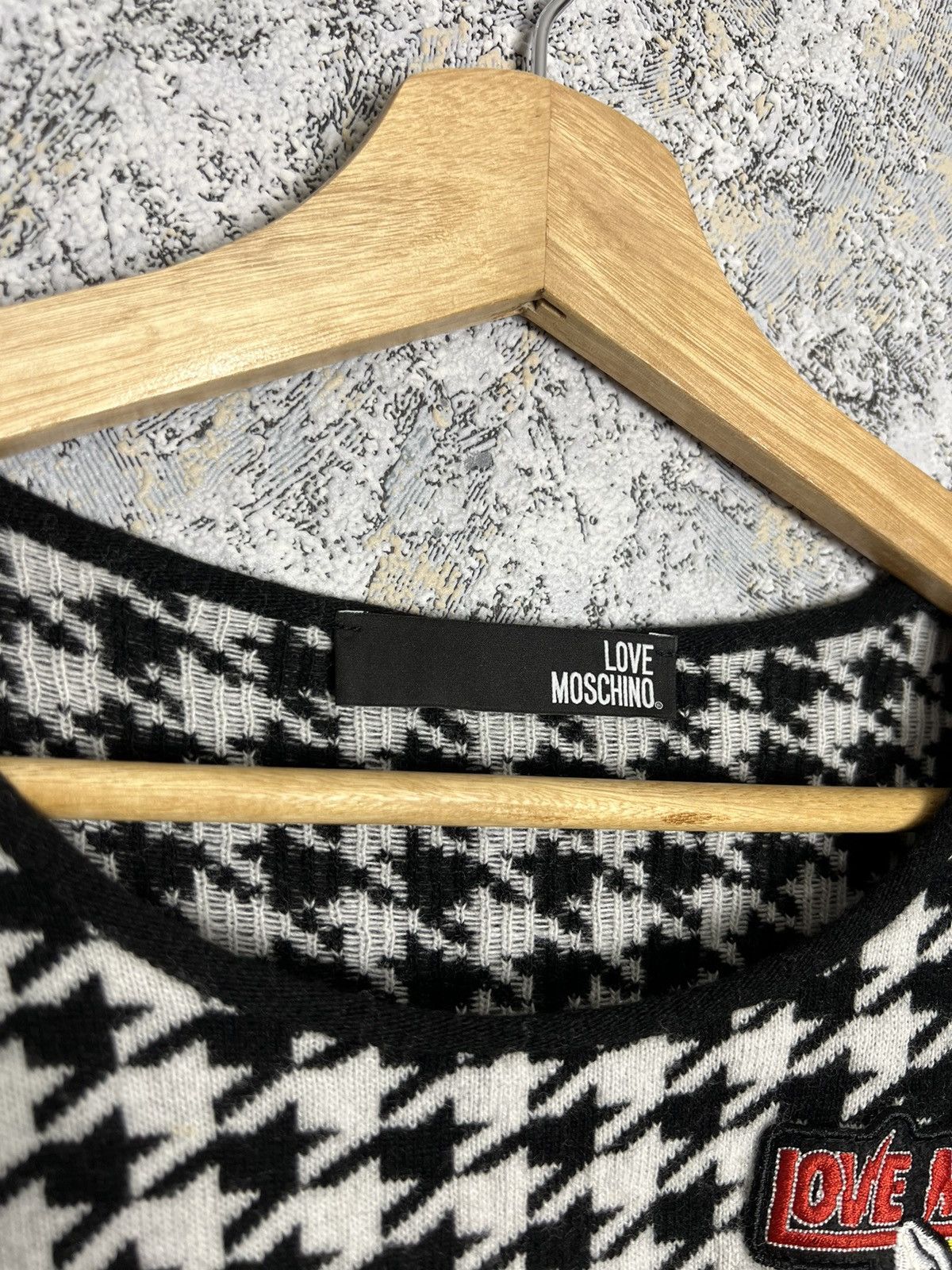 Designer × Love Moschino × Moschino Love Moschino Sweater Big Cat Logo Pullover Size USA 10 Size L / US 10 / IT 46 - 4 Thumbnail