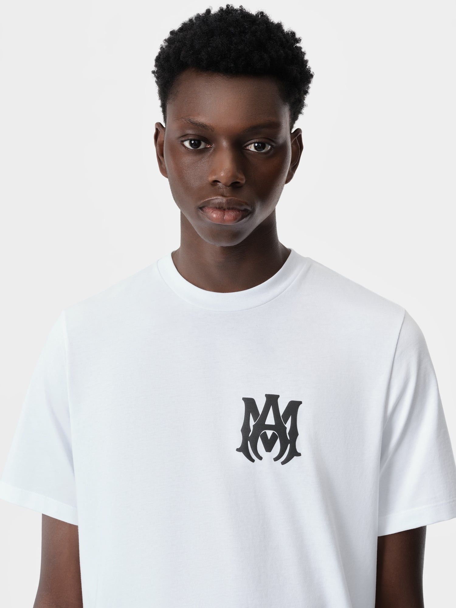 Amiri oc11z0225 MA Core Logo Shirt Sleeve T-Shirt in White Size US M / EU 48-50 / 2 - 3 Thumbnail