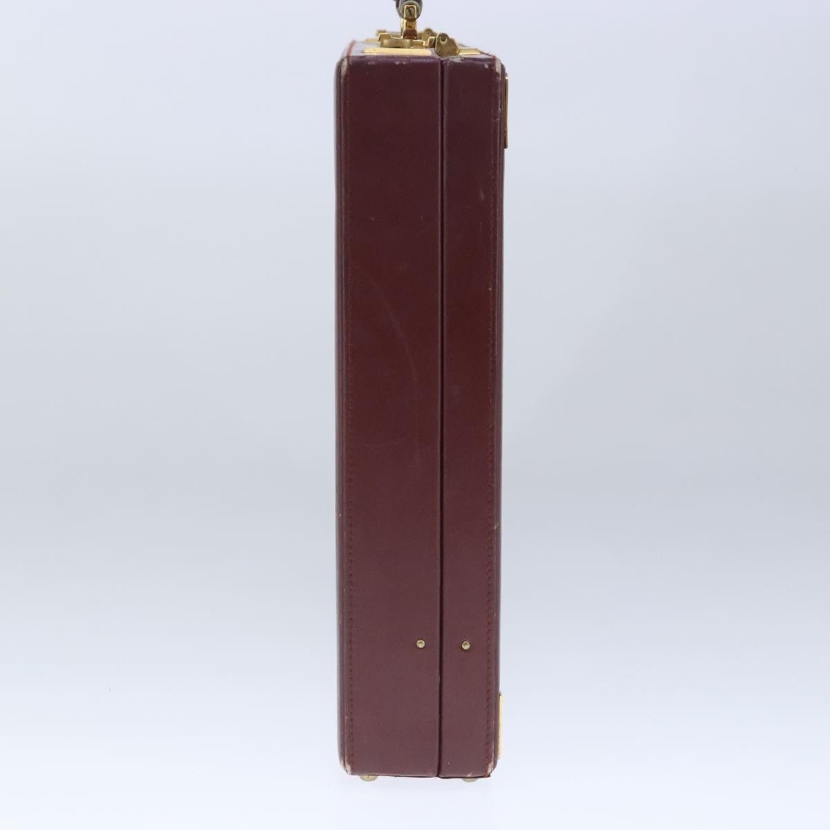 Cartier Cartier Trunk Leather Bordeaux Gold Size ONE SIZE - 4 Thumbnail