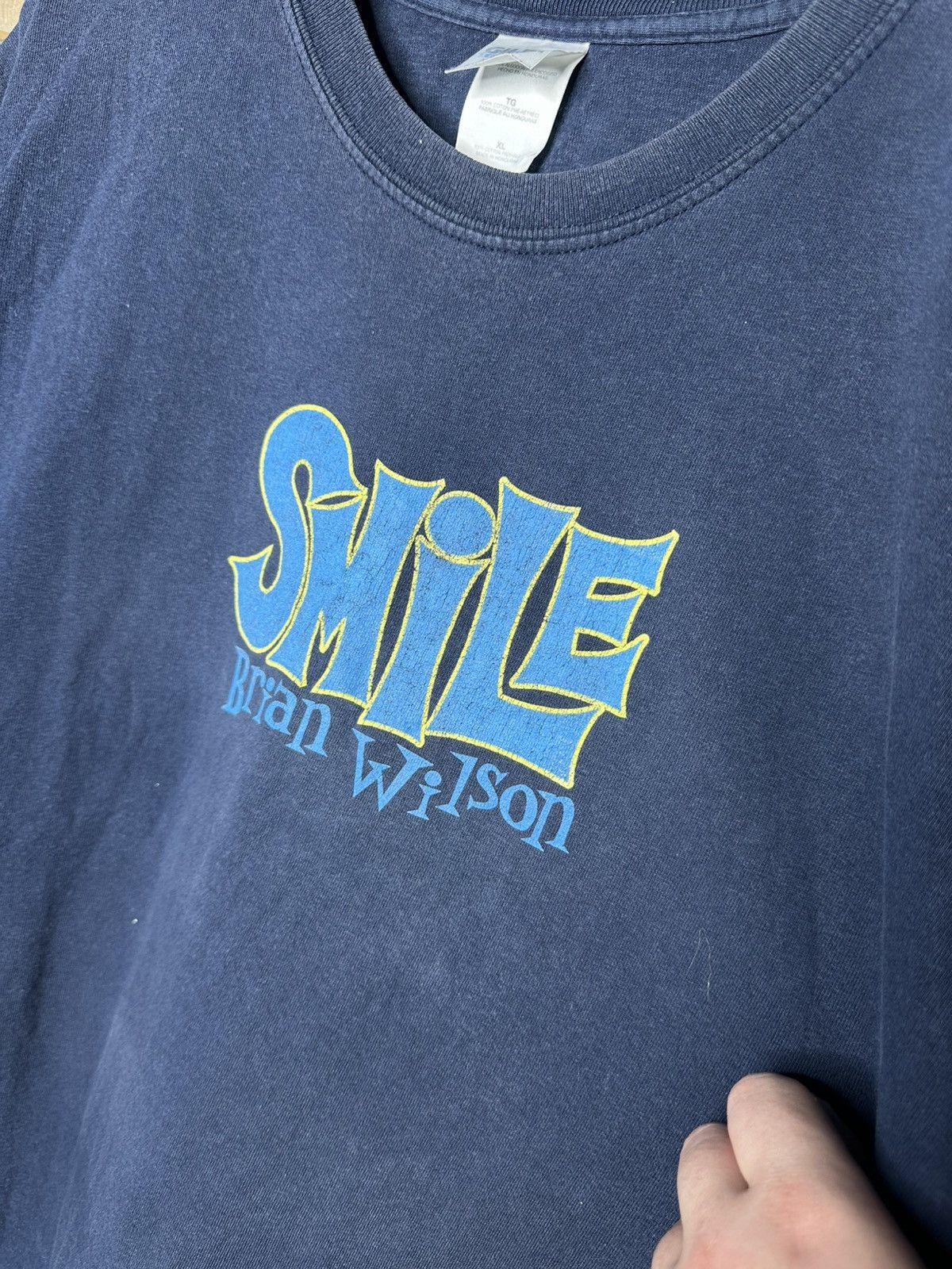 Gildan Brian Wilson SMiLE 2004 European Tour T-Shirt Size US XL / EU 56 / 4 - 3 Thumbnail