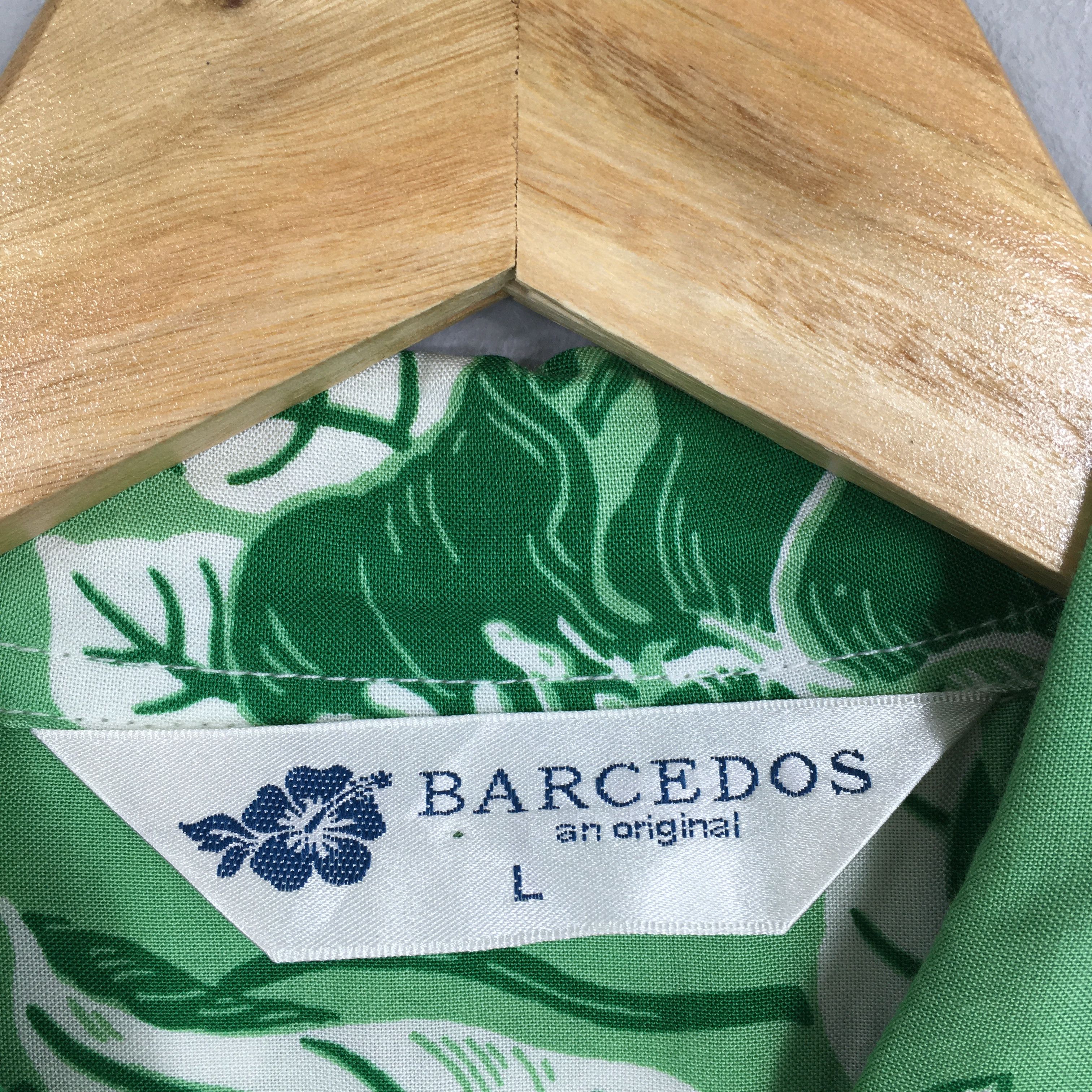 Other Vintage 80s Hawaii Aloha Surfwear Beach Green Shirt Large Size US L / EU 52-54 / 3 - 6 Thumbnail