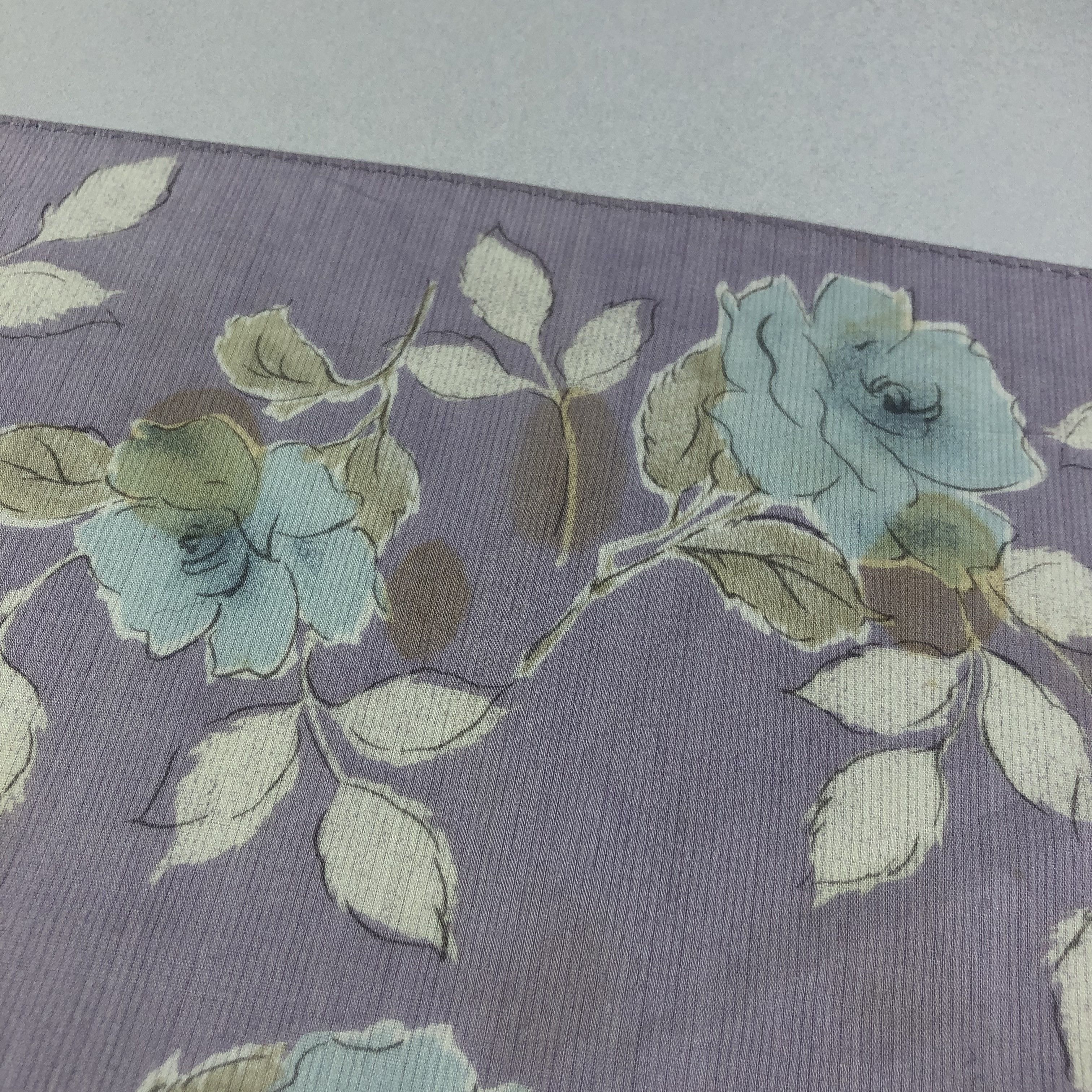 Lanvin × Vintage Lanvin Roses Handkerchief Neckerchief Bandana H2129 Size ONE SIZE - 10 Thumbnail