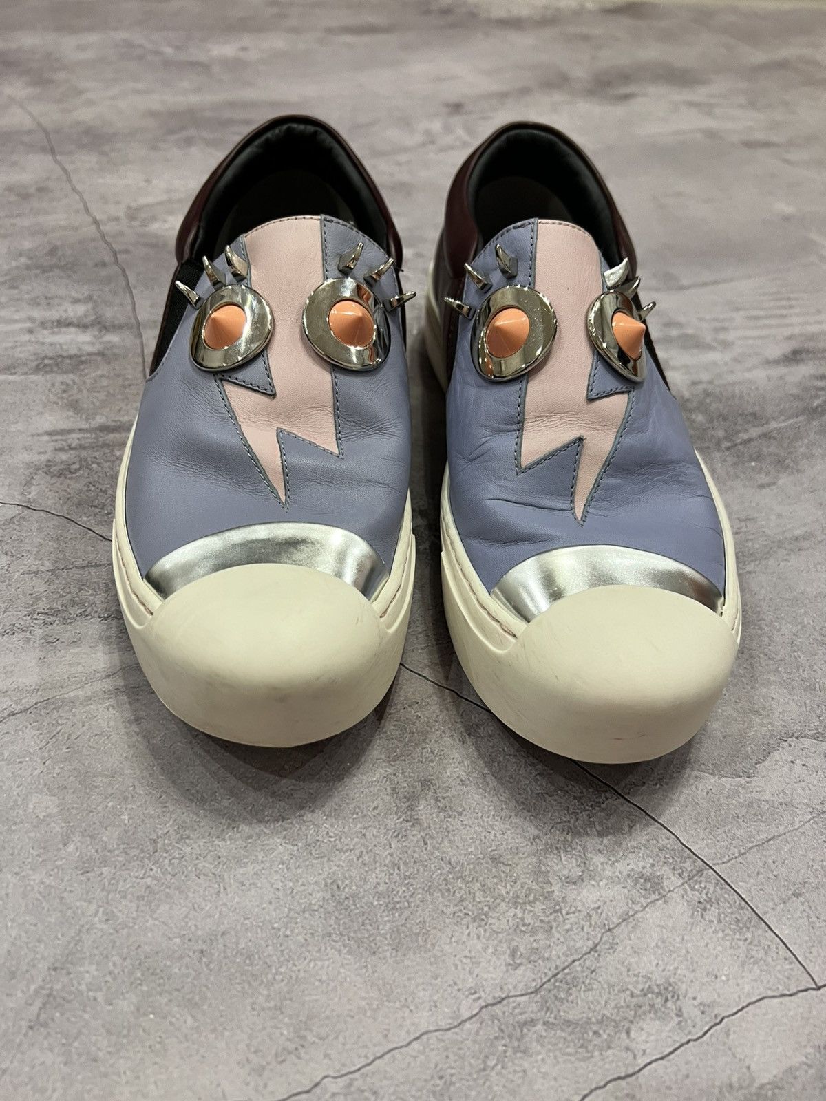 Fendi Fendi Monster Slip Ons Size 37 Size US 6.5 / IT 36.5 - 2 Thumbnail
