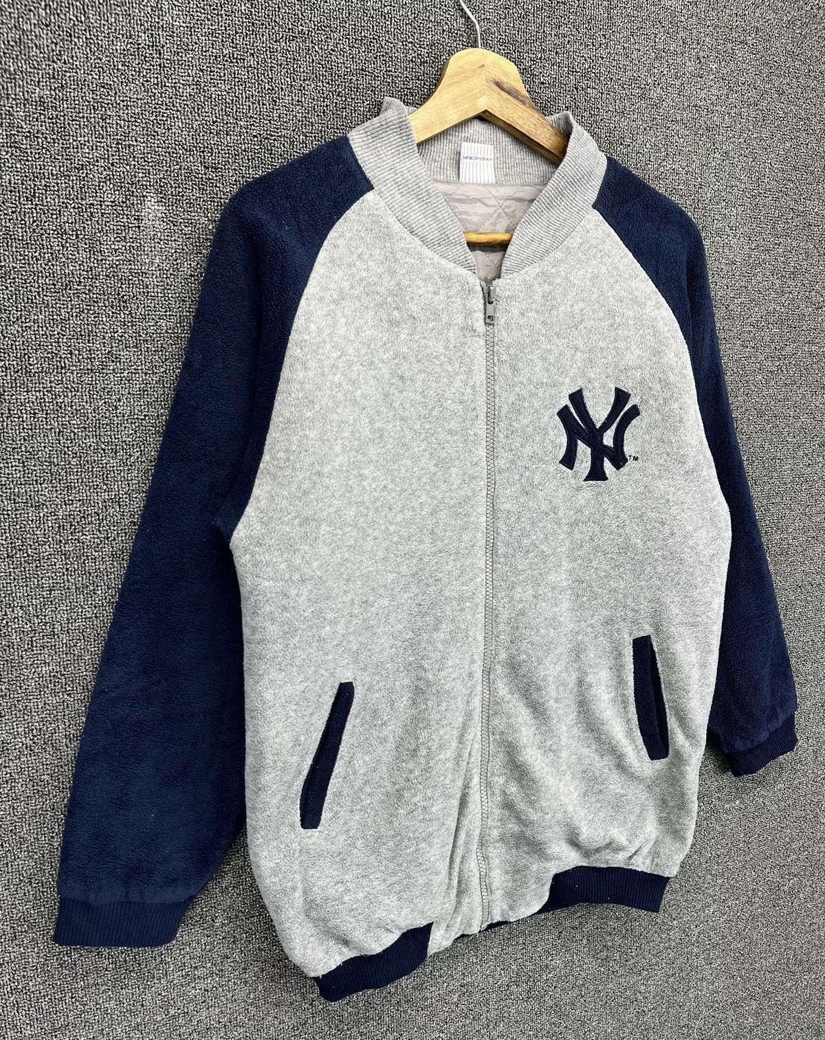 MLB Vintage MLB New York Fleece Jacket Size S / US 4 / IT 40 - 2 Thumbnail