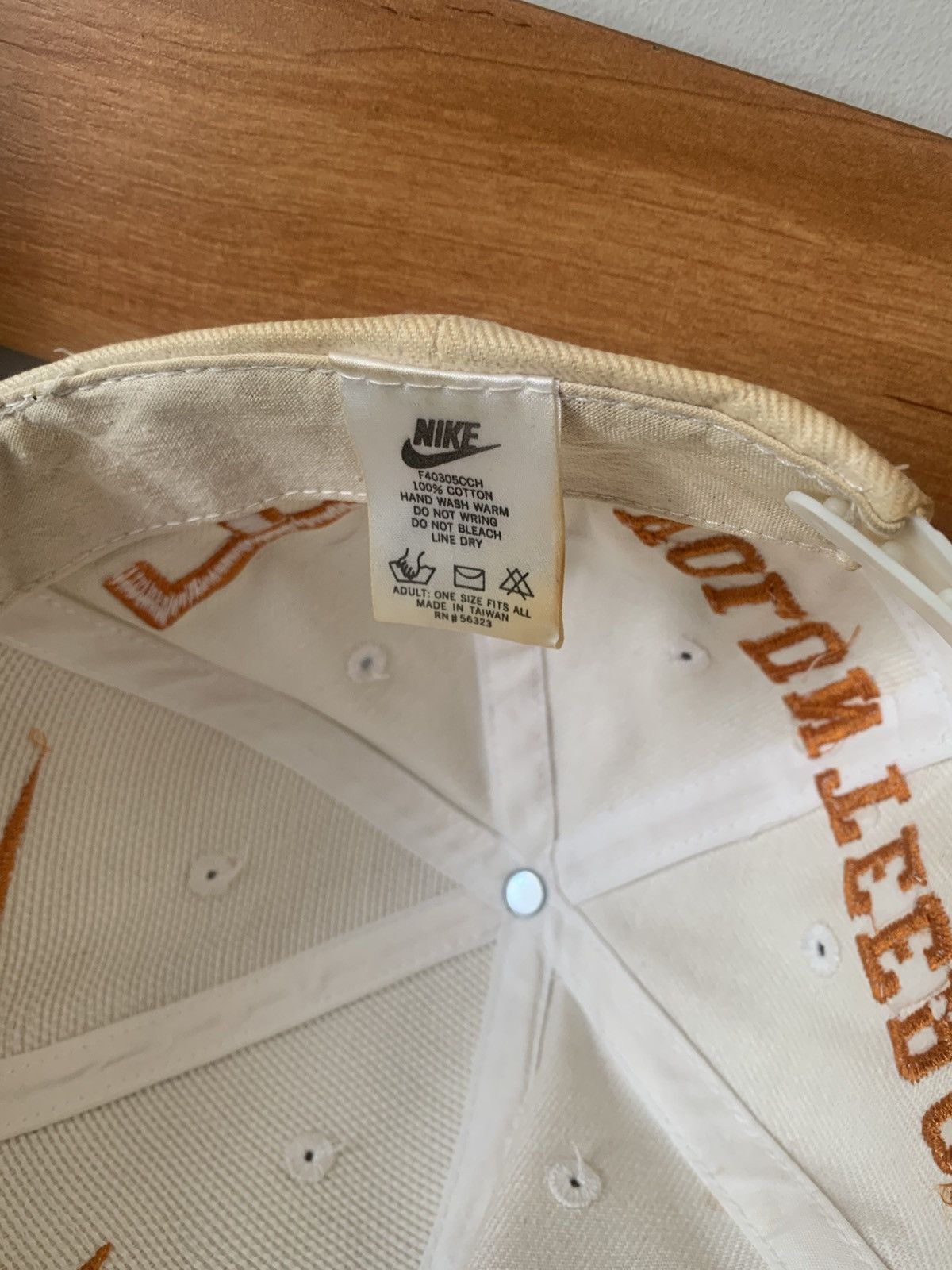 NCAA × Nike × Vintage 90s Vintage NCAA Nike Tennessee Volunteers Swoosh Snap Hat Size ONE SIZE - 5 Thumbnail