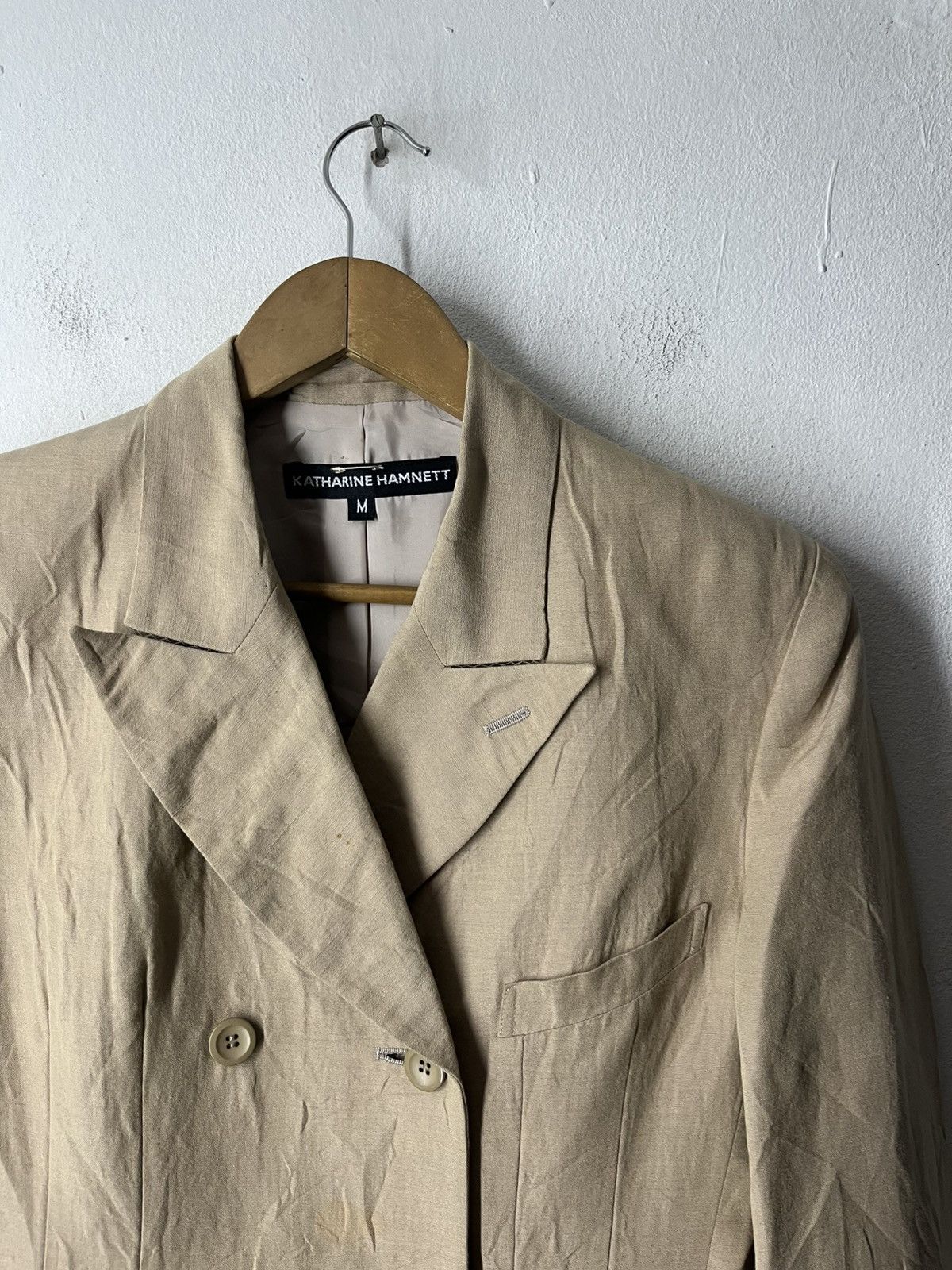 Katharine Hamnett London KATHARINE HAMNETT LONDON BLAZER COAT JACKET Size M / US 6-8 / IT 42-44 - 6 Thumbnail