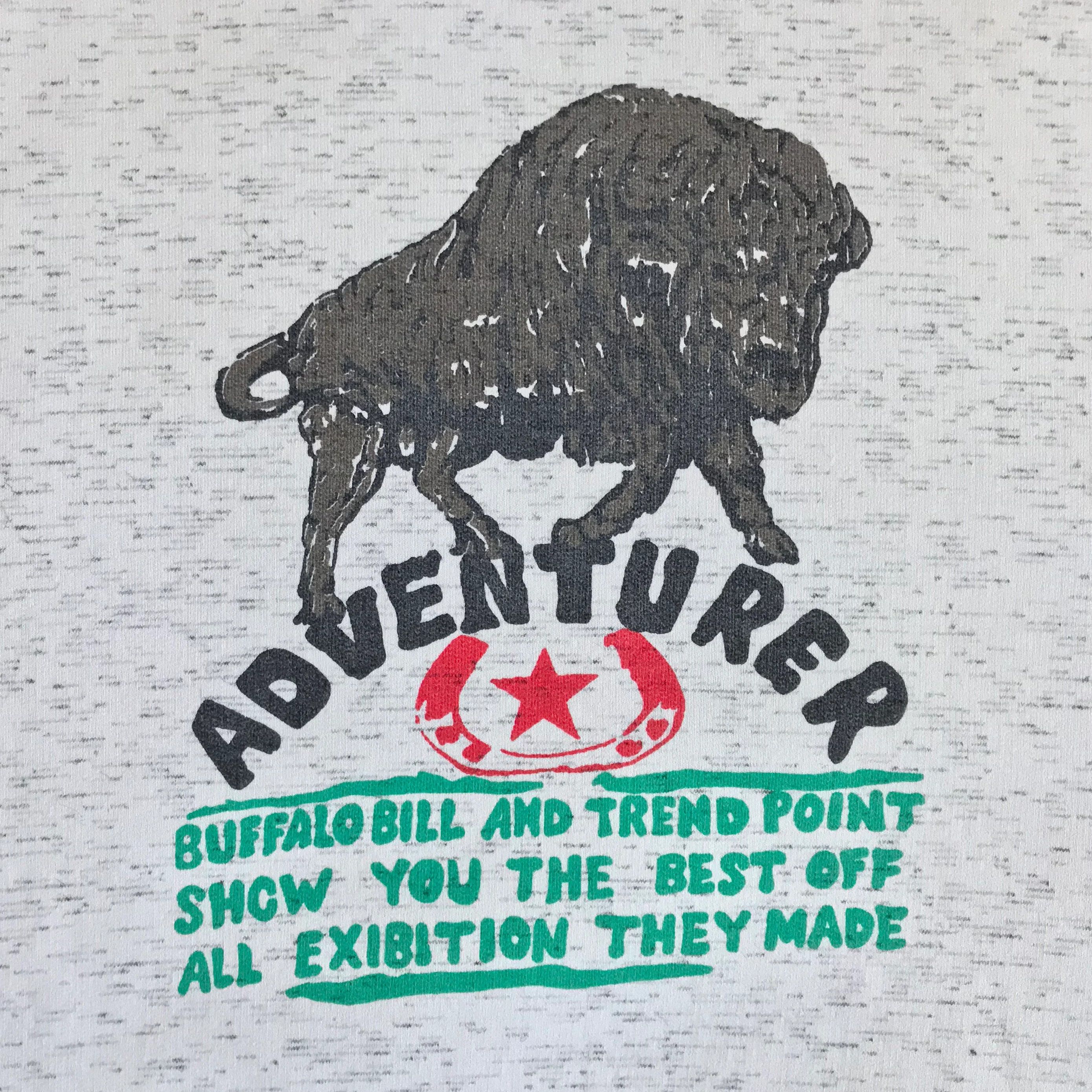 Vintage 80s 90s BUFFALO BILL Sweatshirt Western Cowboy Crewneck Boxy Size US XL / EU 56 / 4 - 7 Thumbnail