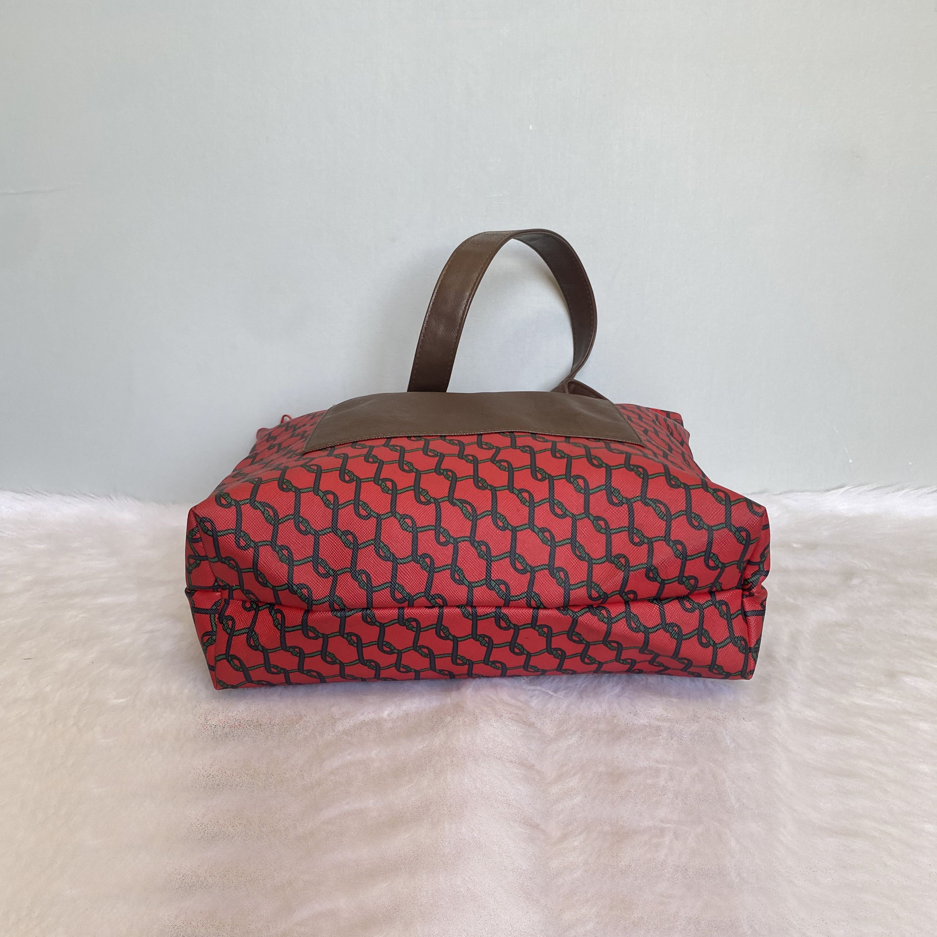Roberta di Camerino × Vintage ROBERTA di CAMERINO Vintage Chainlink PVC Leather Tote Bag Size ONE SIZE - 5 Thumbnail