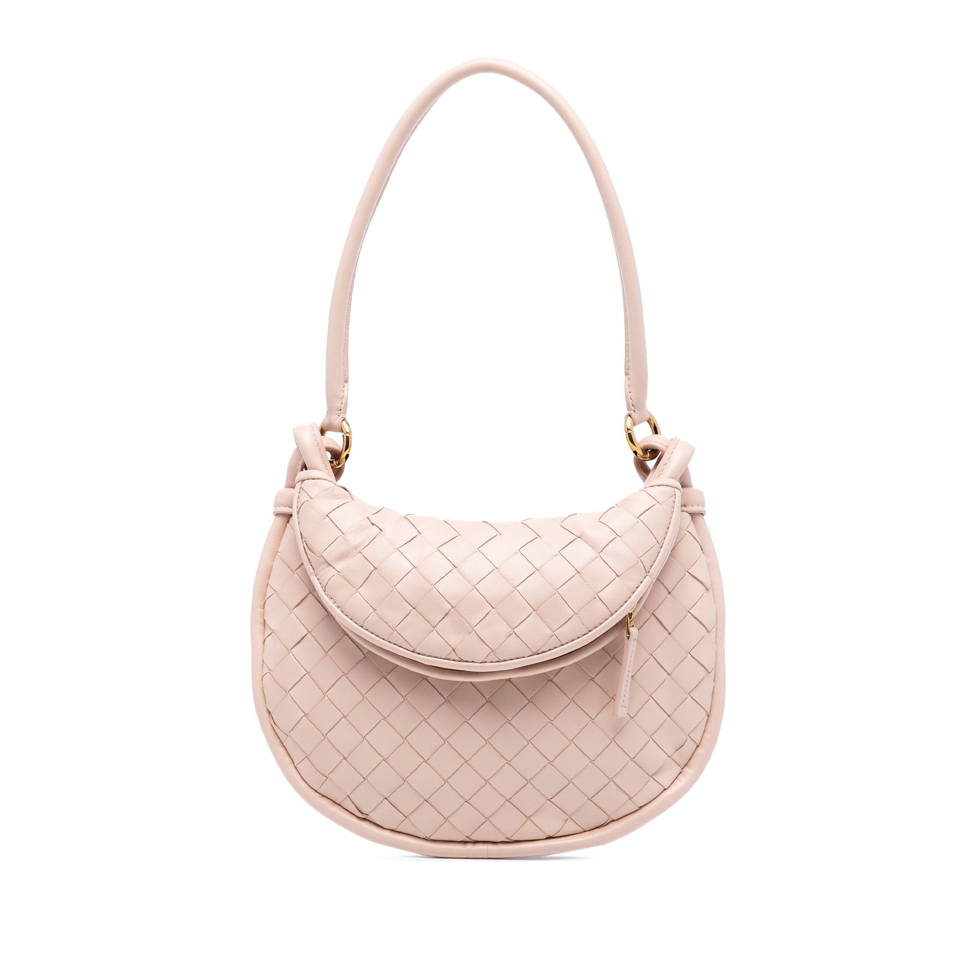 Bottega Veneta Bottega Veneta Small Nappa Intrecciato Gemelli Hobo Size ONE SIZE - 1 Thumbnail