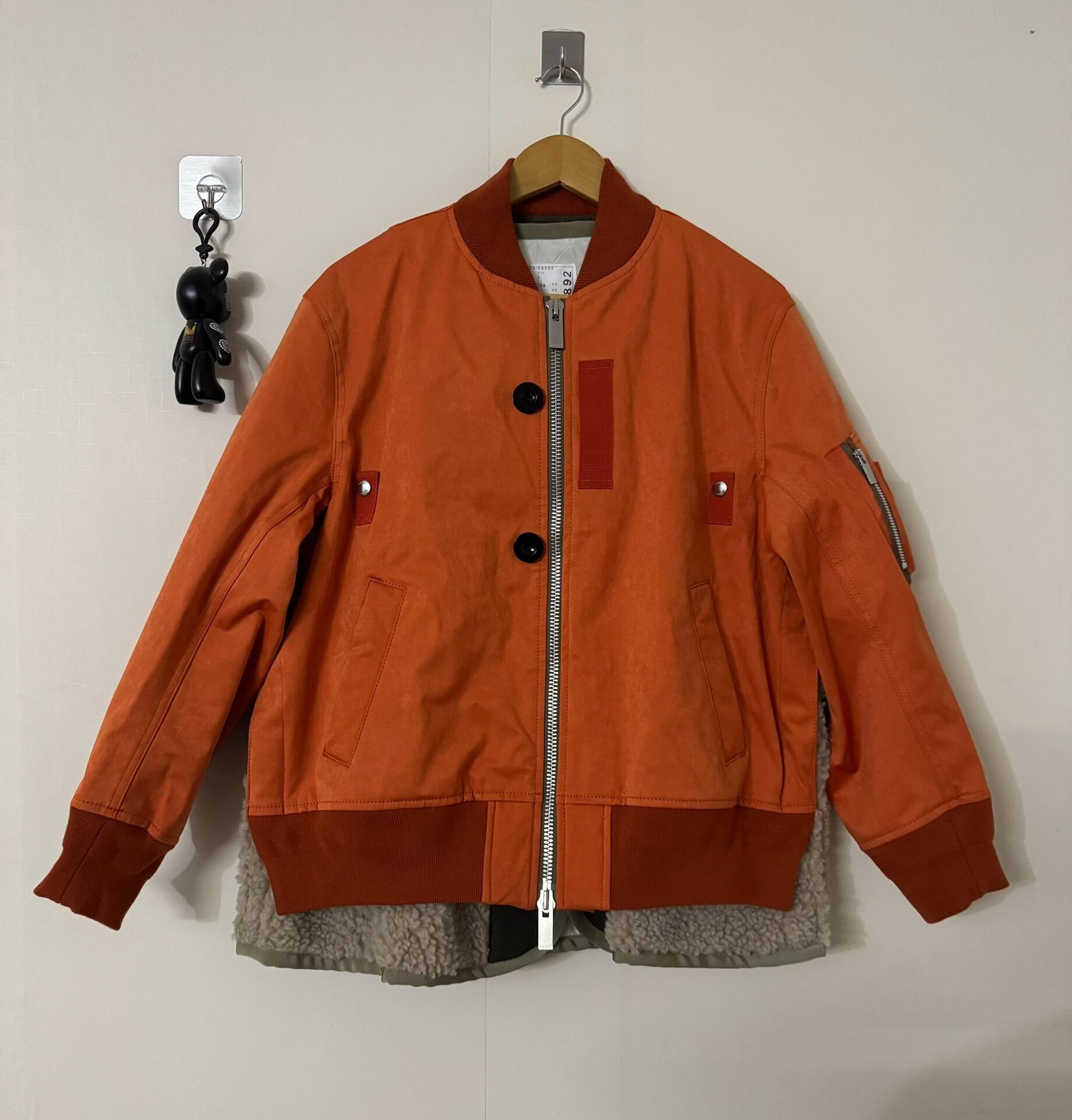Sacai sacai pilot jacket in bright orange Size US L / EU 52-54 / 3 - 1 Thumbnail