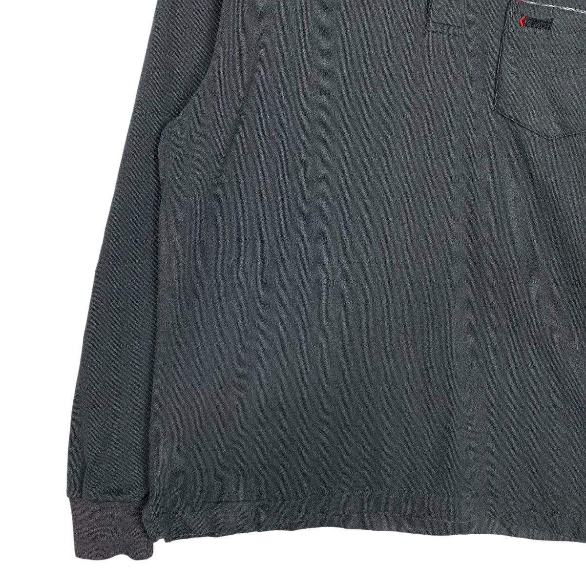 Japanese Brand KANSAI Single Pocket Long Sleeve Polo Shirt #0303-C14 Size US M / EU 48-50 / 2 - 4 Thumbnail