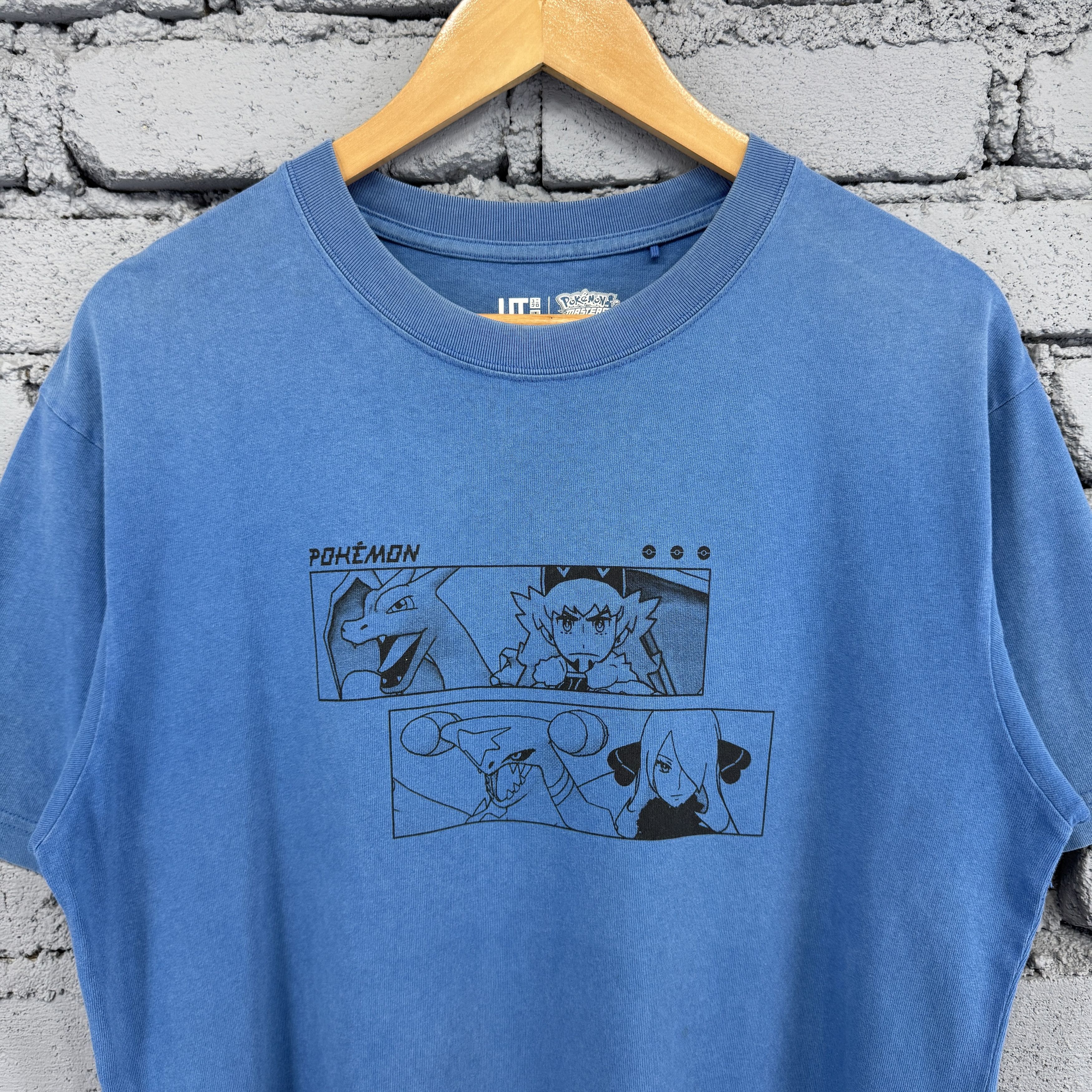 Anime Japanese Anime Pokemon Uniqlo EX Blue Charizard Faded Tshirt Size US S / EU 44-46 / 1 - 3 Thumbnail